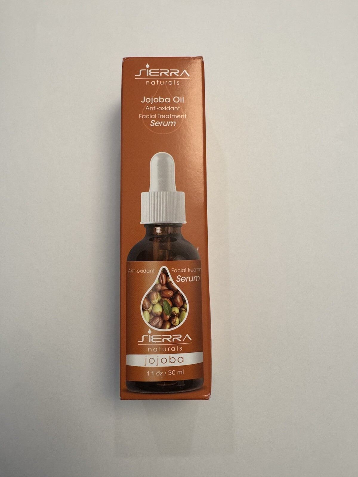 Sierra Naturals Jojoba Oil Antioxidant Facial Treatment Serum – 1 Fl oz