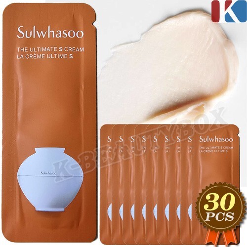 Sulwhasoo The Ultimate S Cream 1ml x 30pcs Korean Cosmetics Newist Version