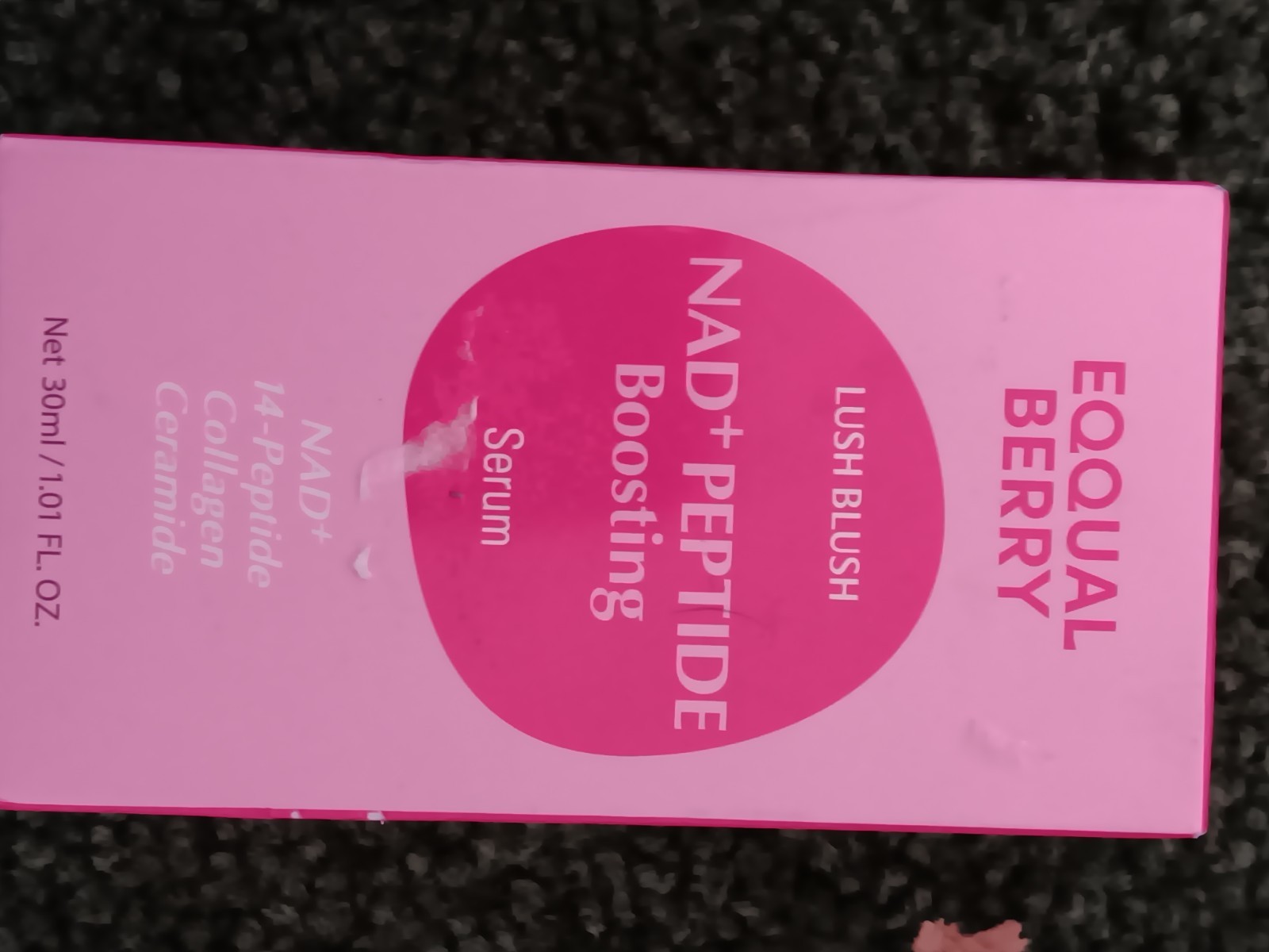 EQQUALBERRY Lush Blush NAD+ 14-Peptide Collagen Ceramide Boosting Serum 30ml