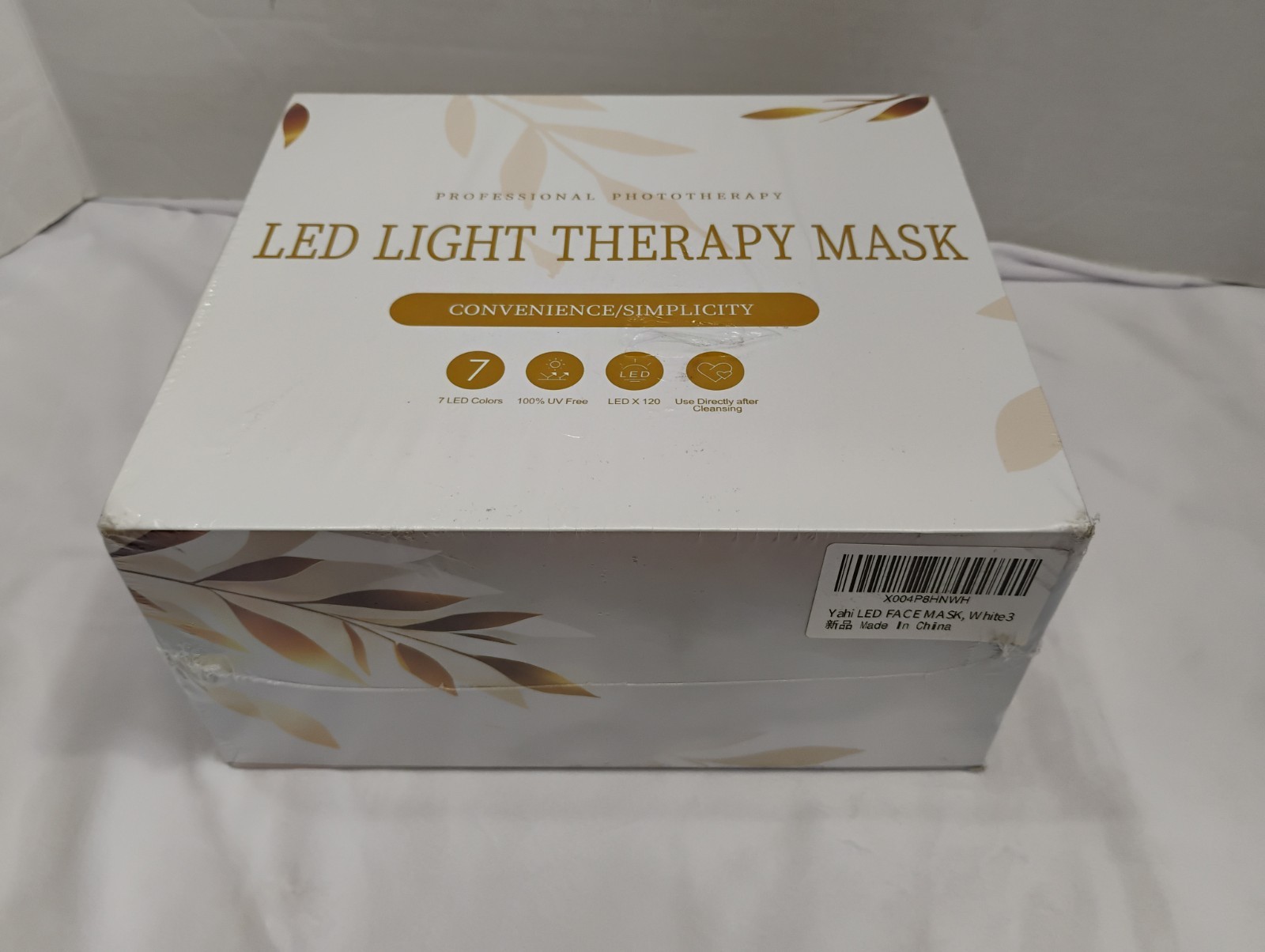 Yahi Red Light Therapy for Face and Neck, Rechargeable and Ergonomic Design for