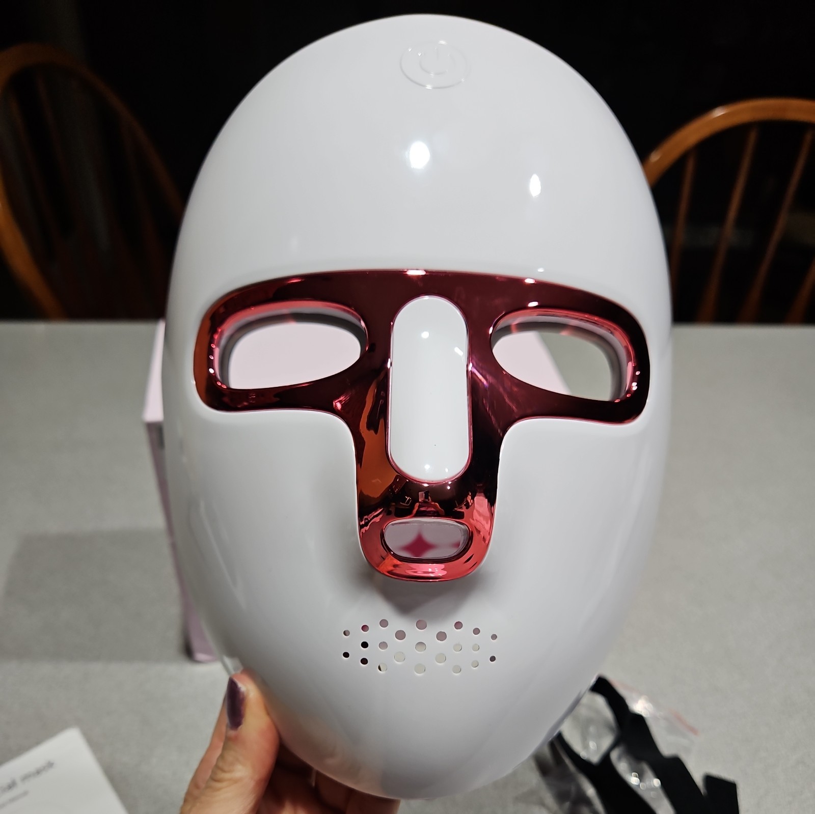 LED Face Mask Light Therapy 7 Color Rechargeable Skin Care Anti Aging