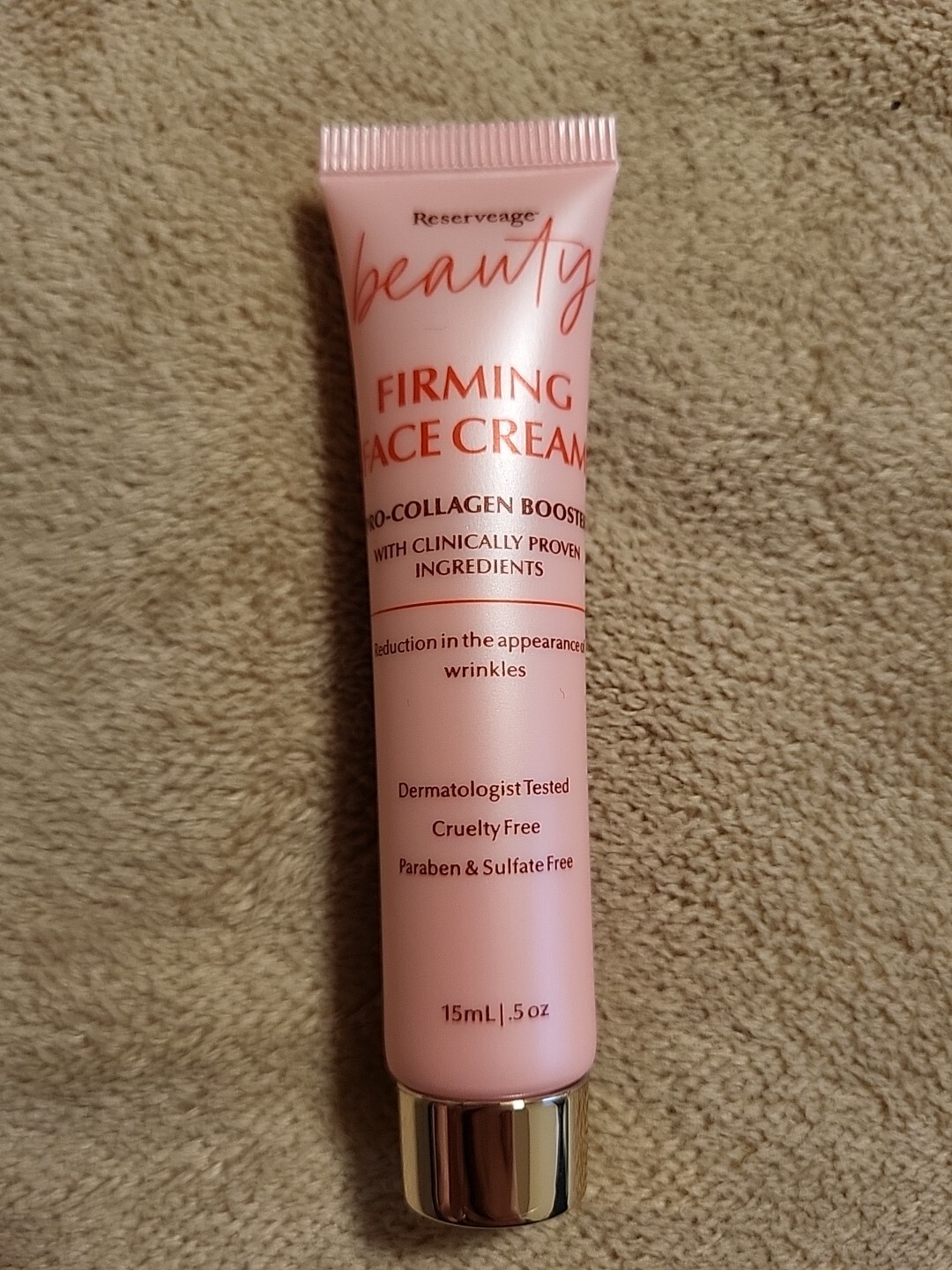 Reserveage BEAUTY Firming Face Cream 15ml .5oz Travel Size New, Sealed