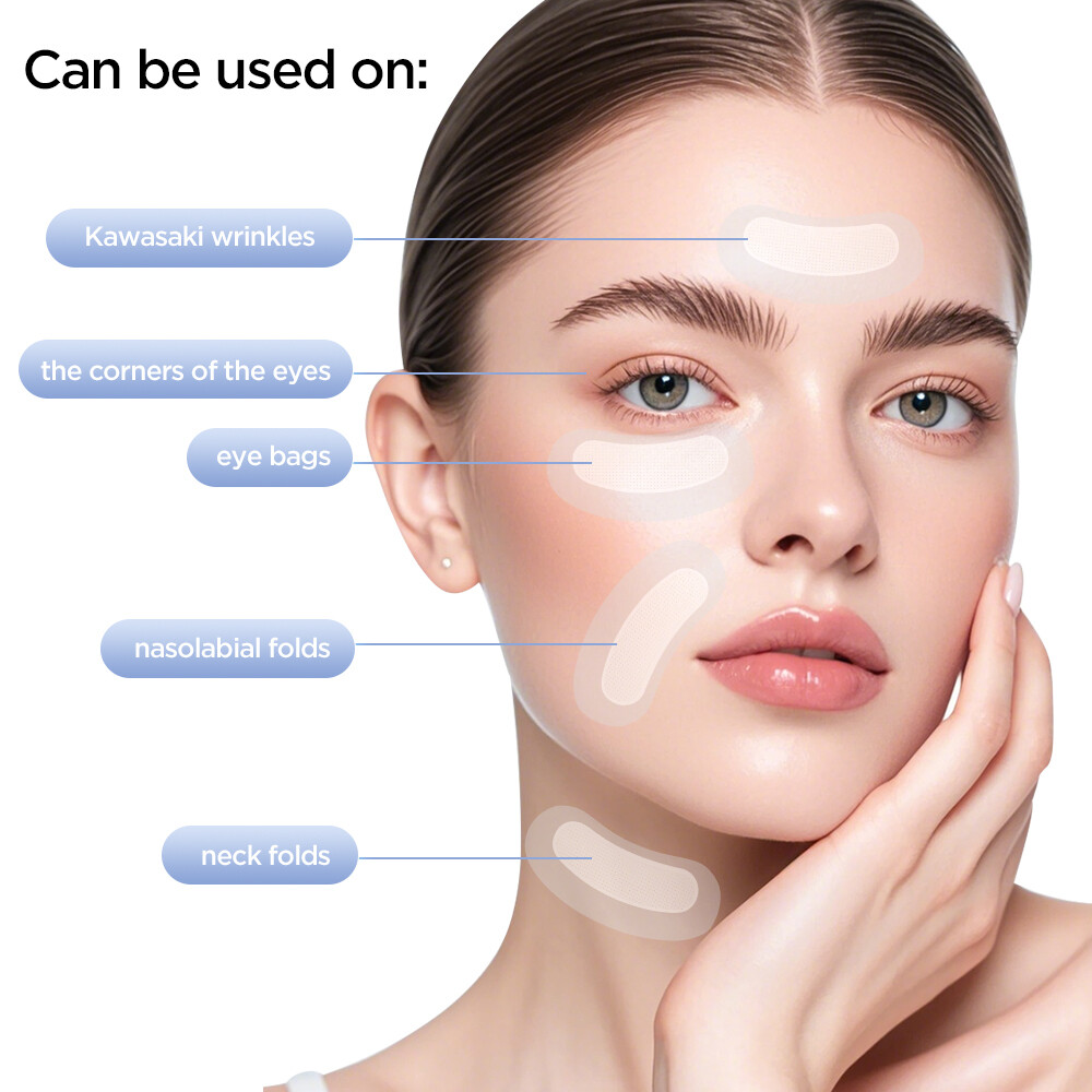 10x Hyaluronic Acid Microneedle Under Eye Patches for Dark Circles & Anti Aging