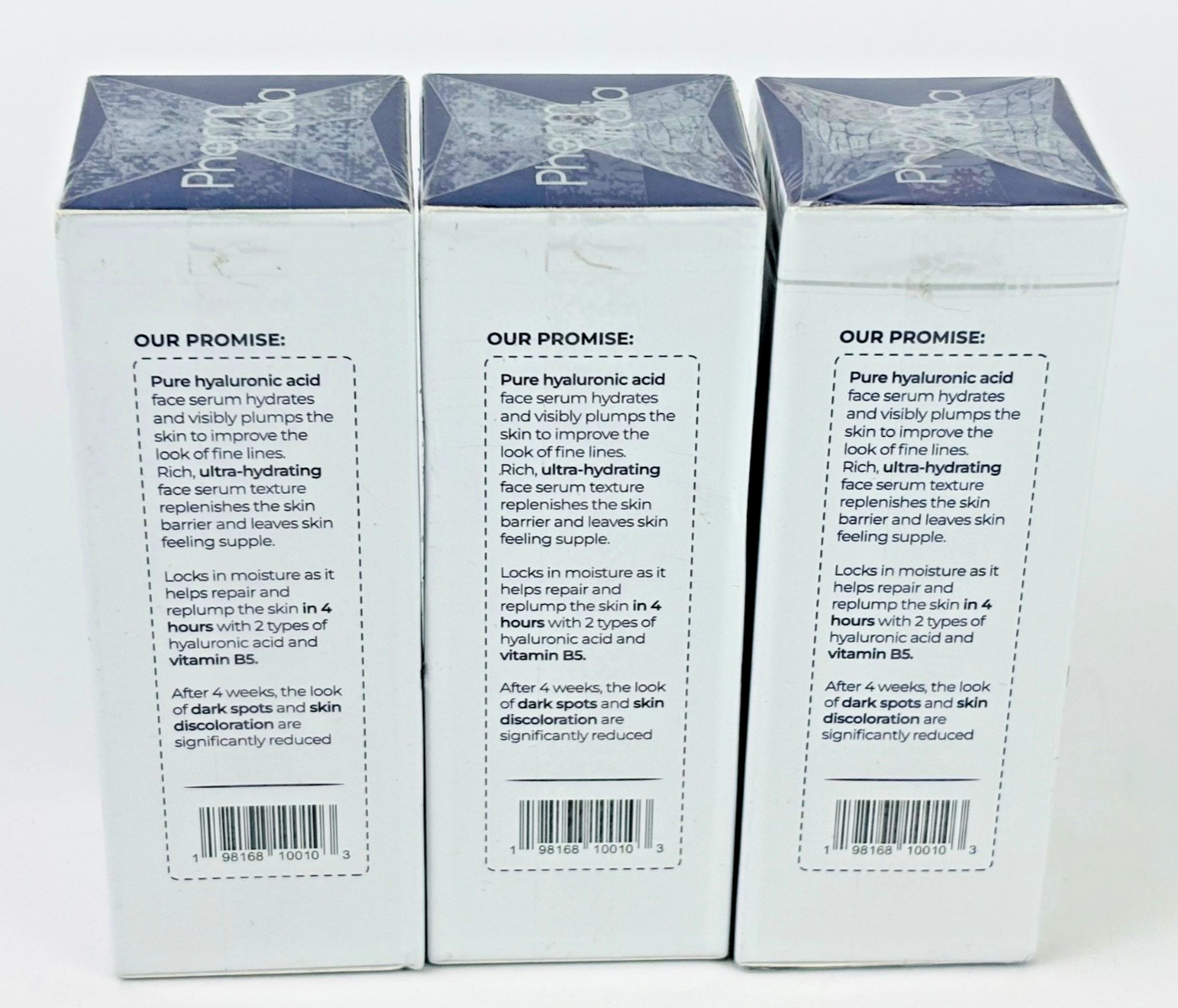 Pharmlitalia Serum Hyaluronic Acid + B5 For Wrinkles/Fine Lines 3 Pack 1 oz