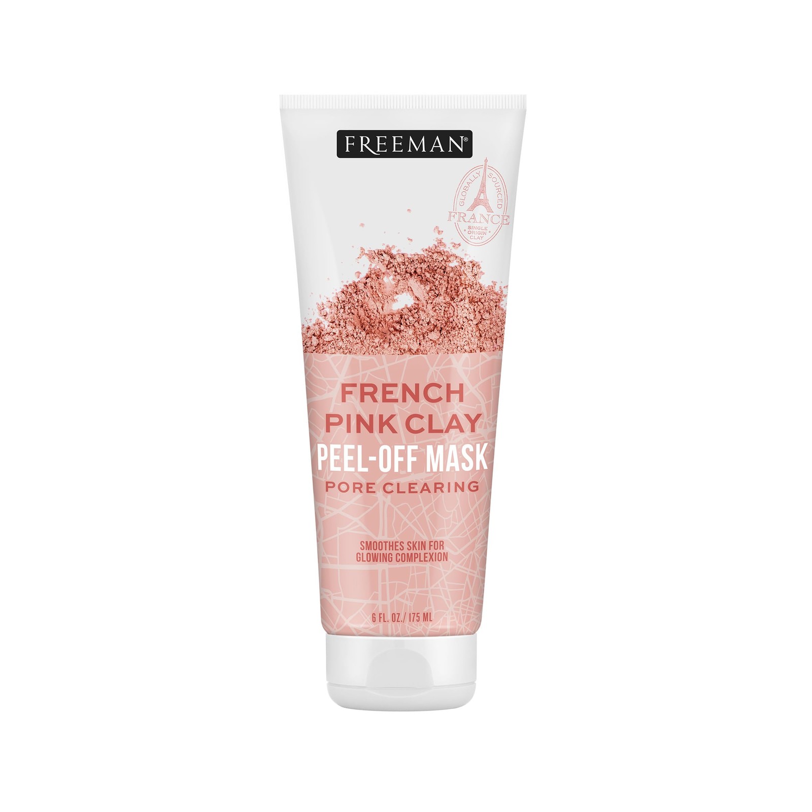 Exotic Blends French Pink Clay Peel-Off Face Mask, Pore Clearing Facial Mask,…