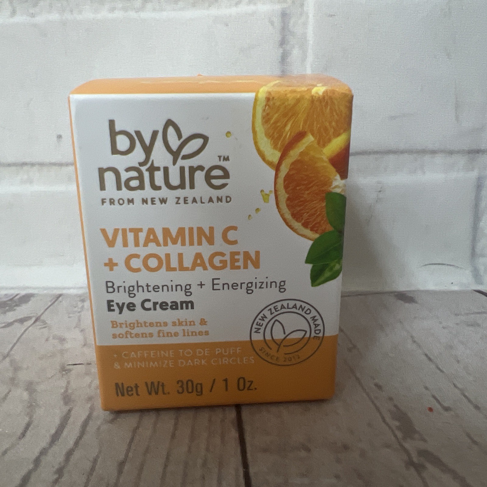 BY NATURE VITAMIN C + COLLAGEN BRIGHTENING + ENERGIZING EYE CEAM 1 OZ / 30 g