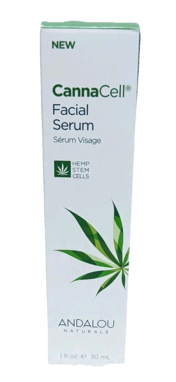 Andalou Naturals CannaCell Facial Serum Hemp Stem Cells 1 oz/30 ml NEW