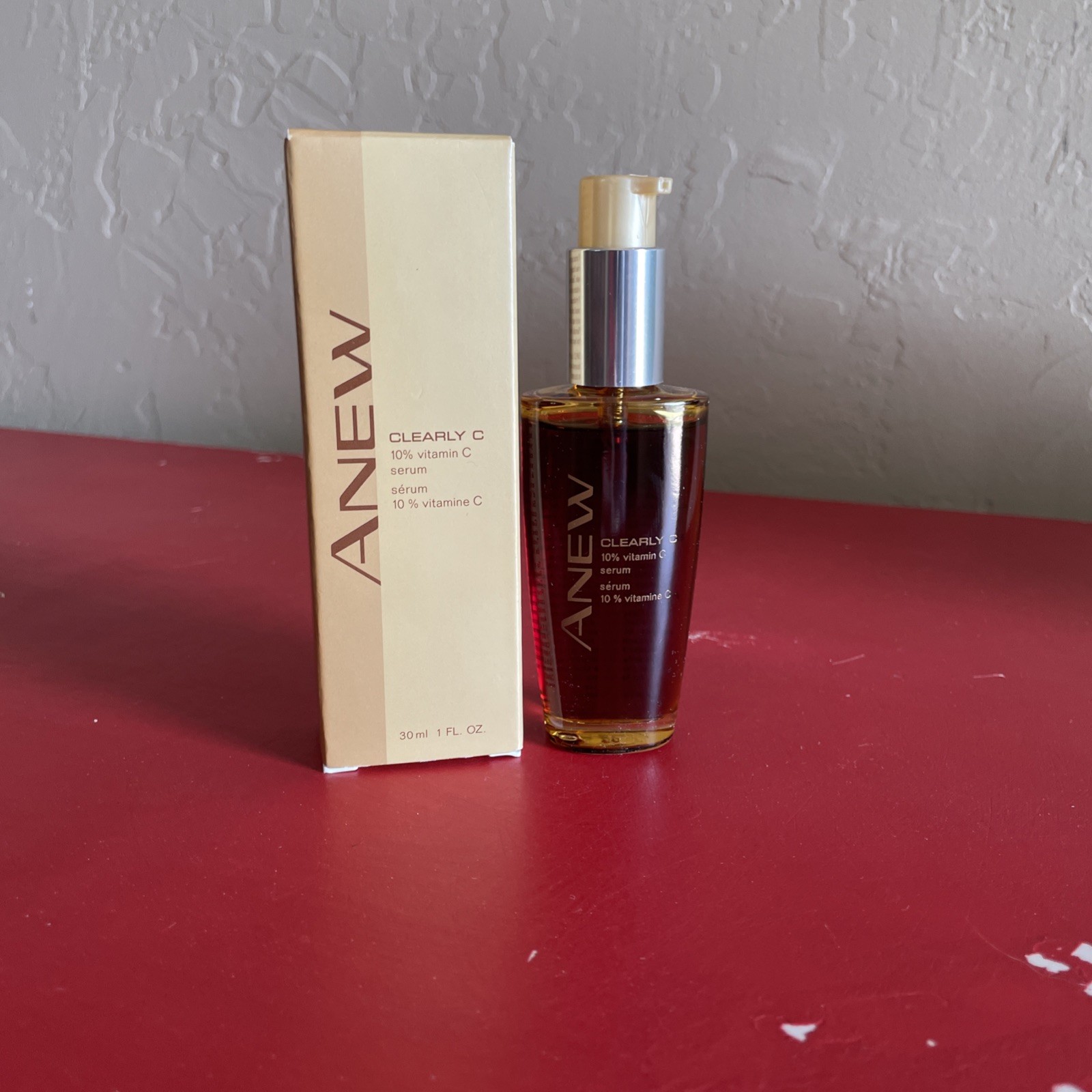 Avon Anew Clearly C Serum 10% Vitamin C 1 oz new old stock for wrinkles/lines