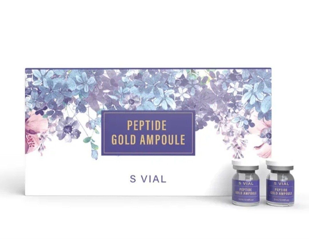 Premium Korean Skincare Bundle Exosome Salmon DNA Gold Peptide Gold Ampoule Set