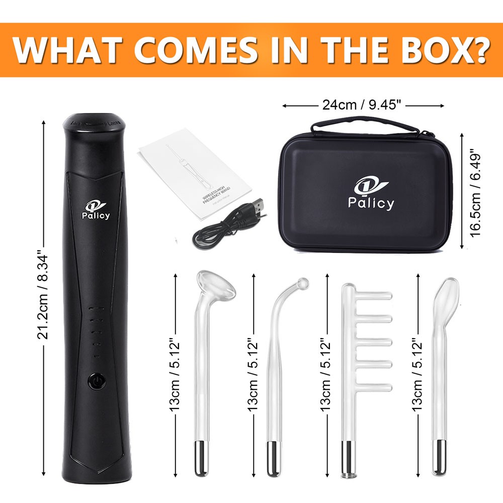 High Frequency Facial Wand- Portable Handheld High Frequency Facial Machine Skin