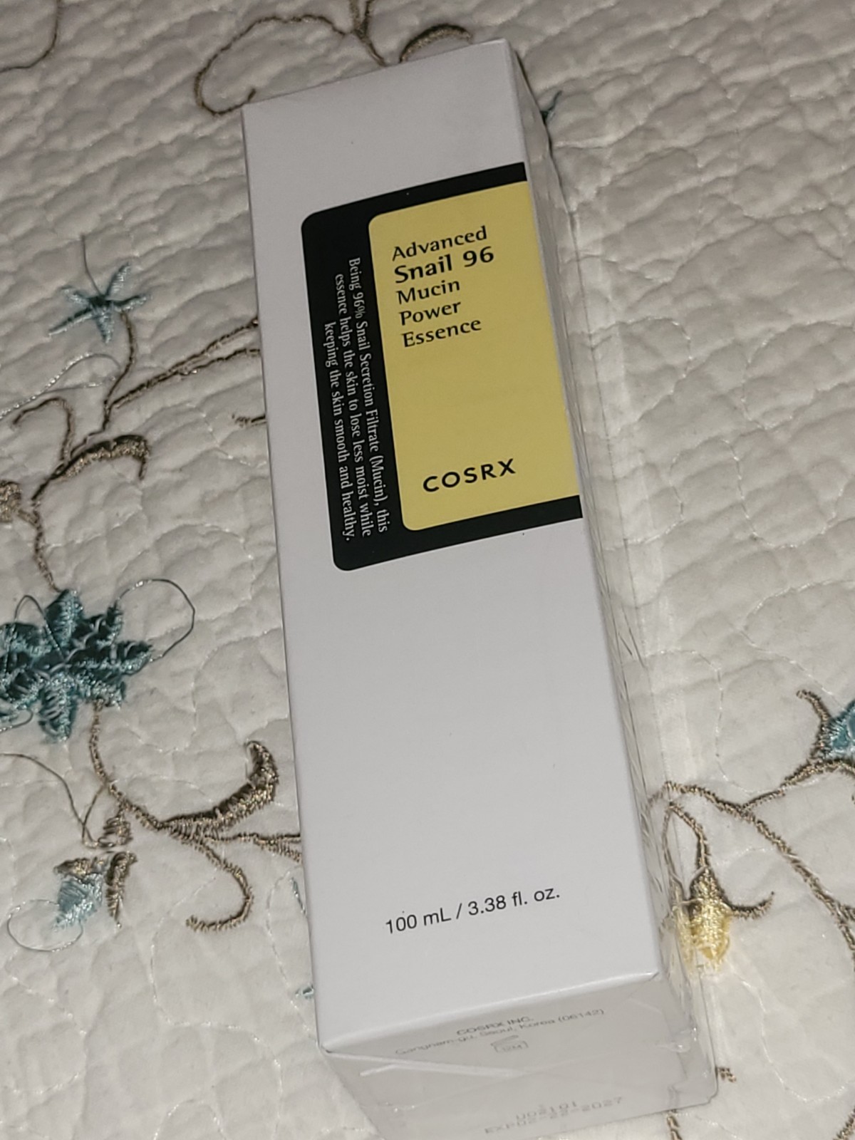 COSRX Advanced Snail 96 Mucin Power Essence Serum – 3.38oz/100ml New Sealed