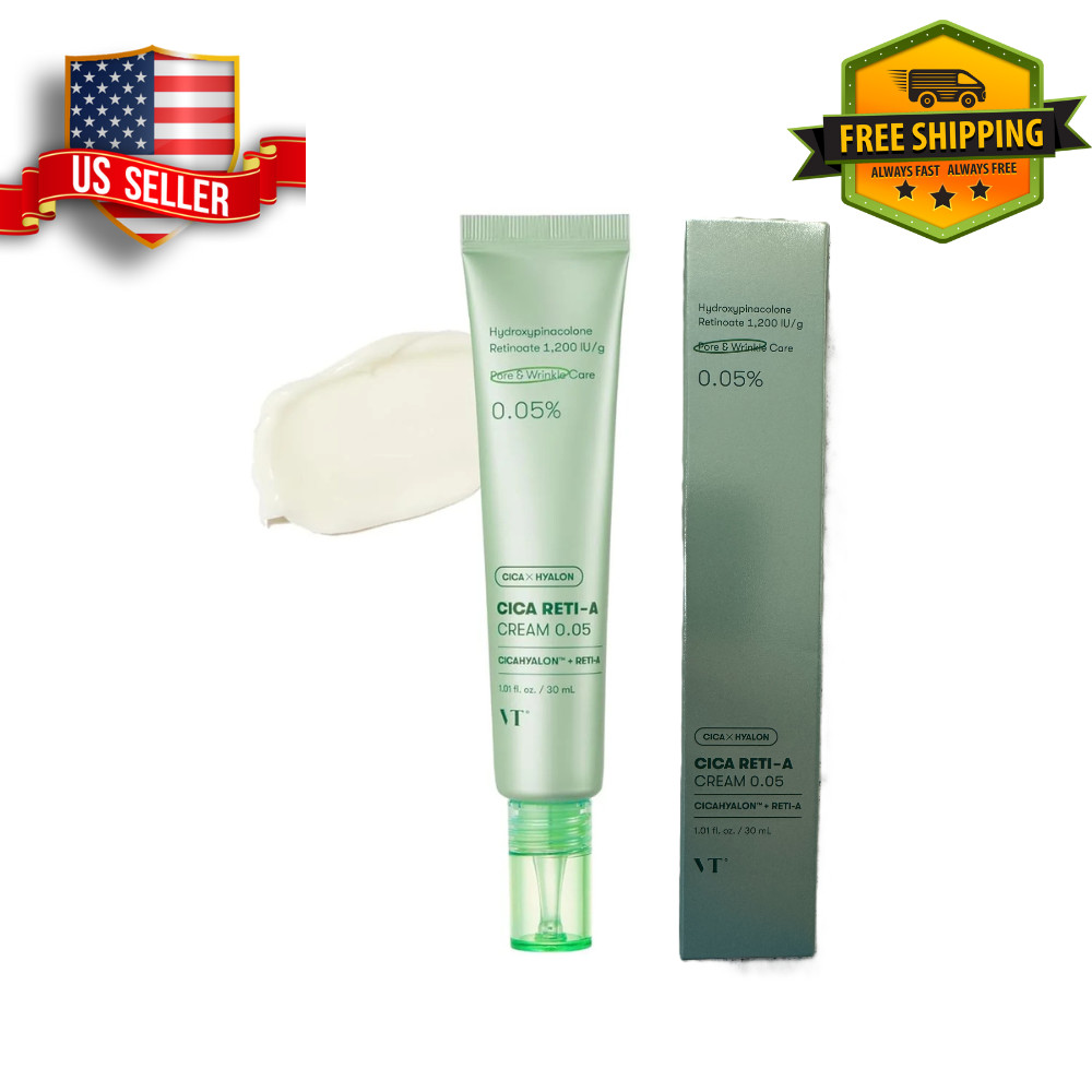 Cica Reti-A Cream 0.05 Formulated with Cicahylon, Hydroxypinacolone Retinoate-US