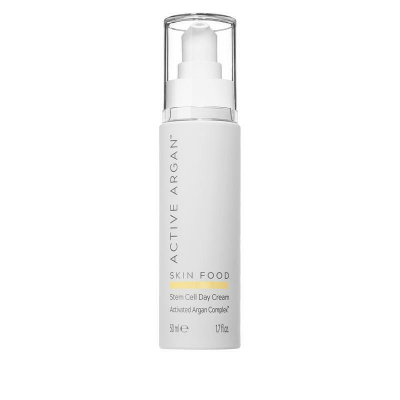 Active Argan Skin Food Stem Cell Day Cream 1.7 fl. Oz. New & Sealed
