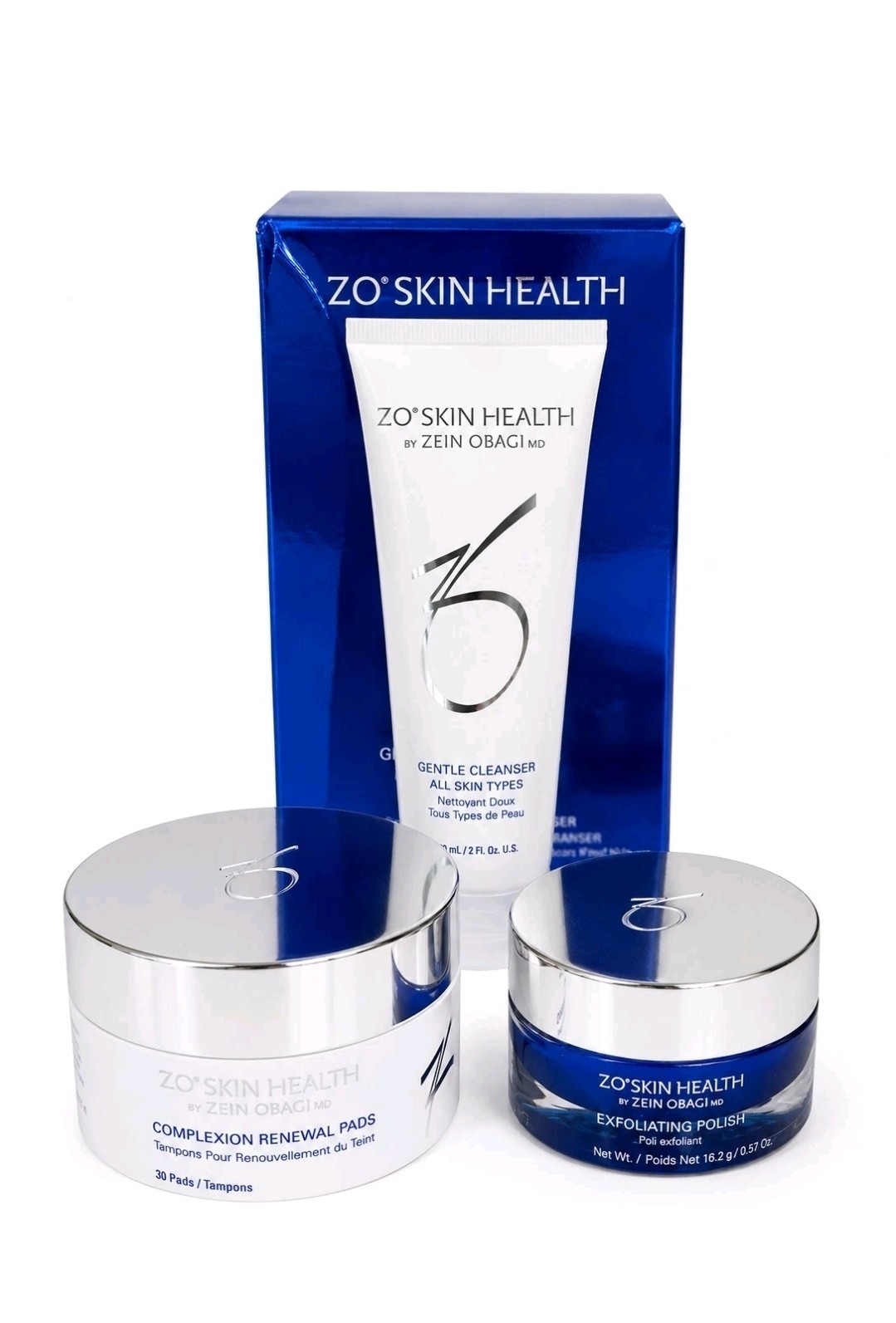 Zo Skin Health Getting Skin Ready Kit Pads Cleanser Polish Authentic NEW IN BOX