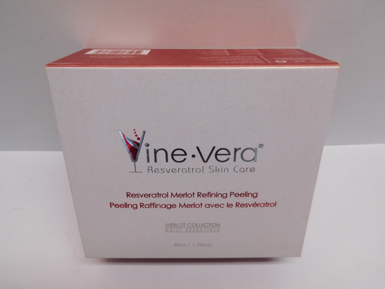 Vine-vera Merlot Refining Peeling Cream Resveratrol Skin Care 1.76 fl. oz – New