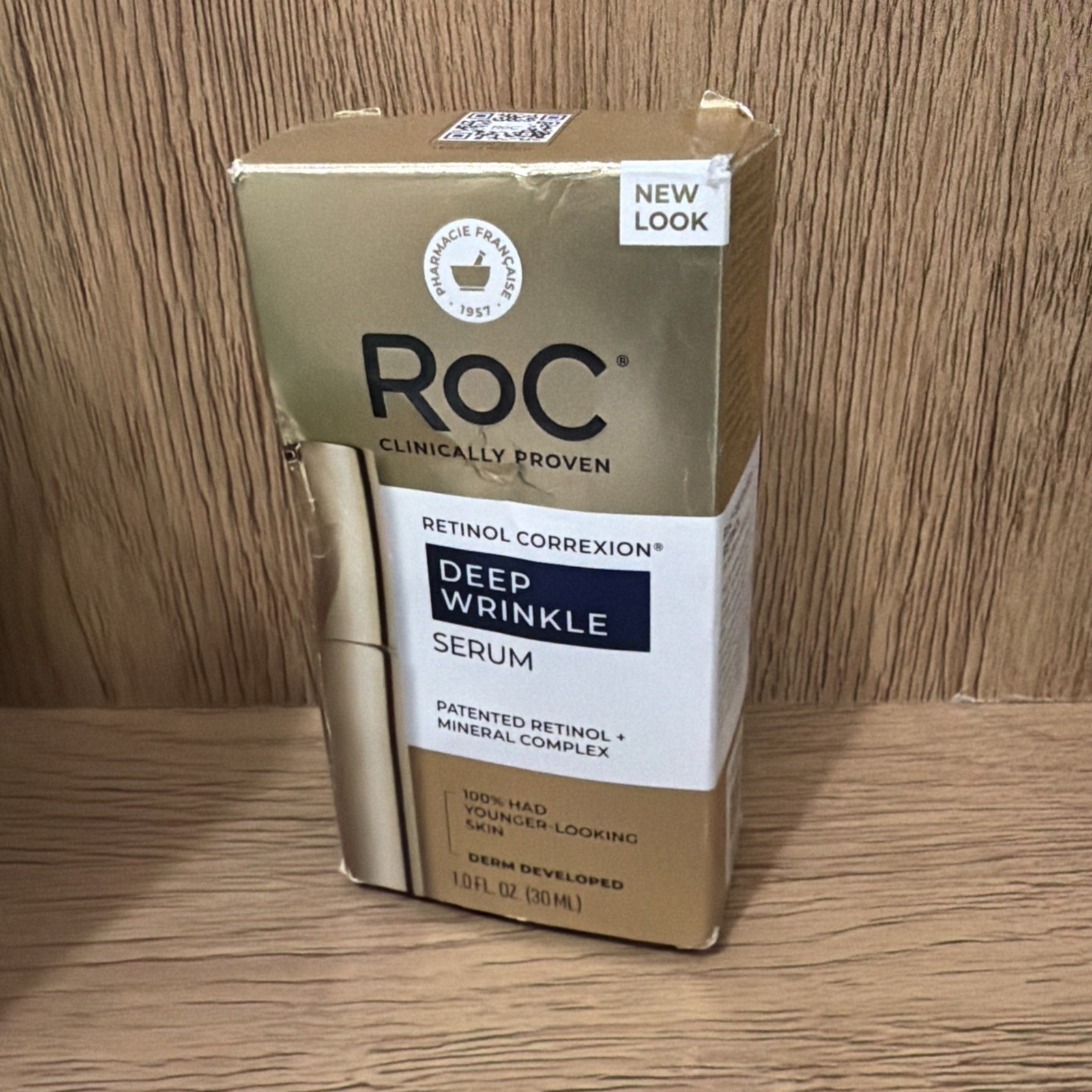RoC Retinol Correxion Deep Wrinkle Serum ~ Targets Fine Lines & Dark Spots 1.0