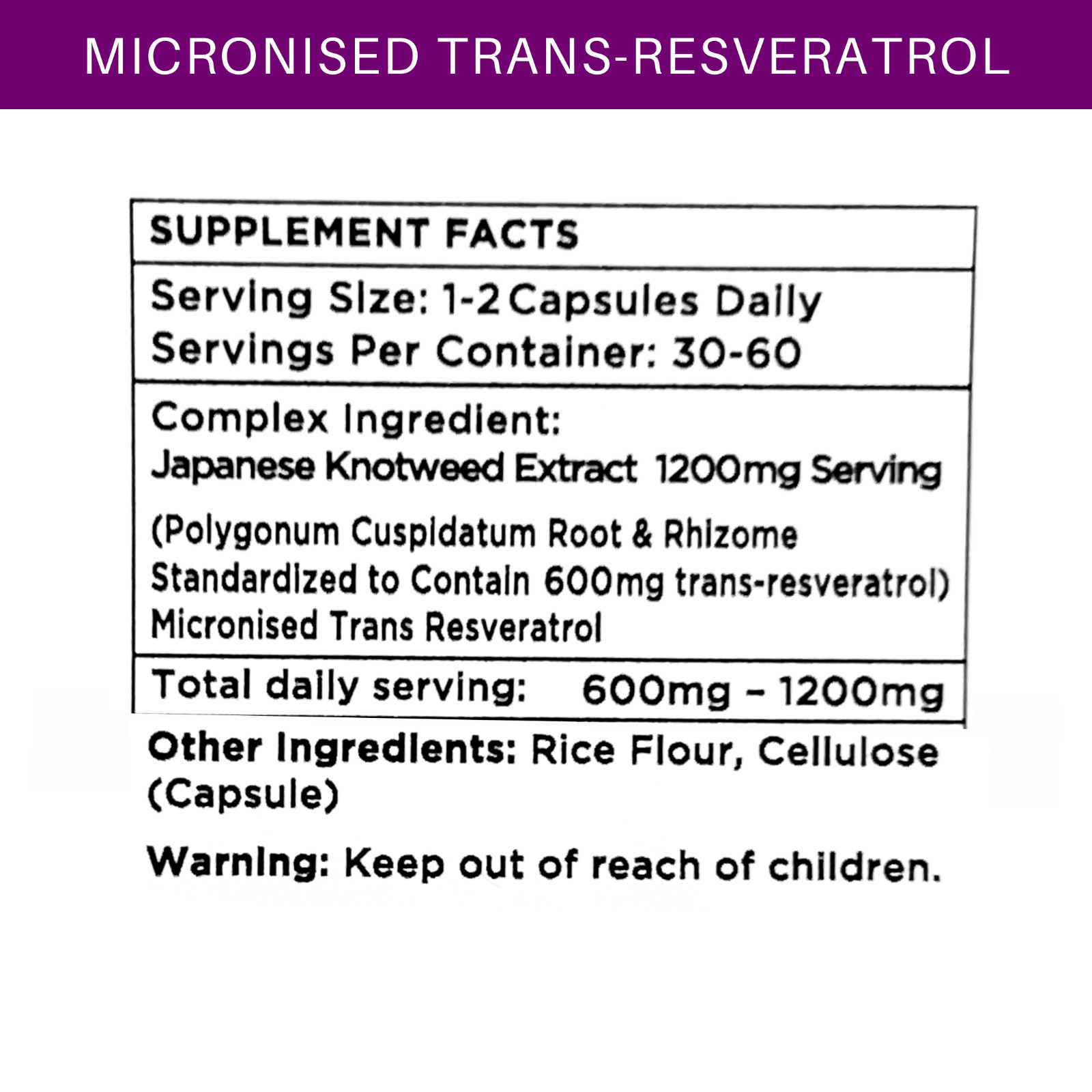 Spermidine Australia 10mg Per Capsule + Resveratrol 60s Anti Aging Supplements