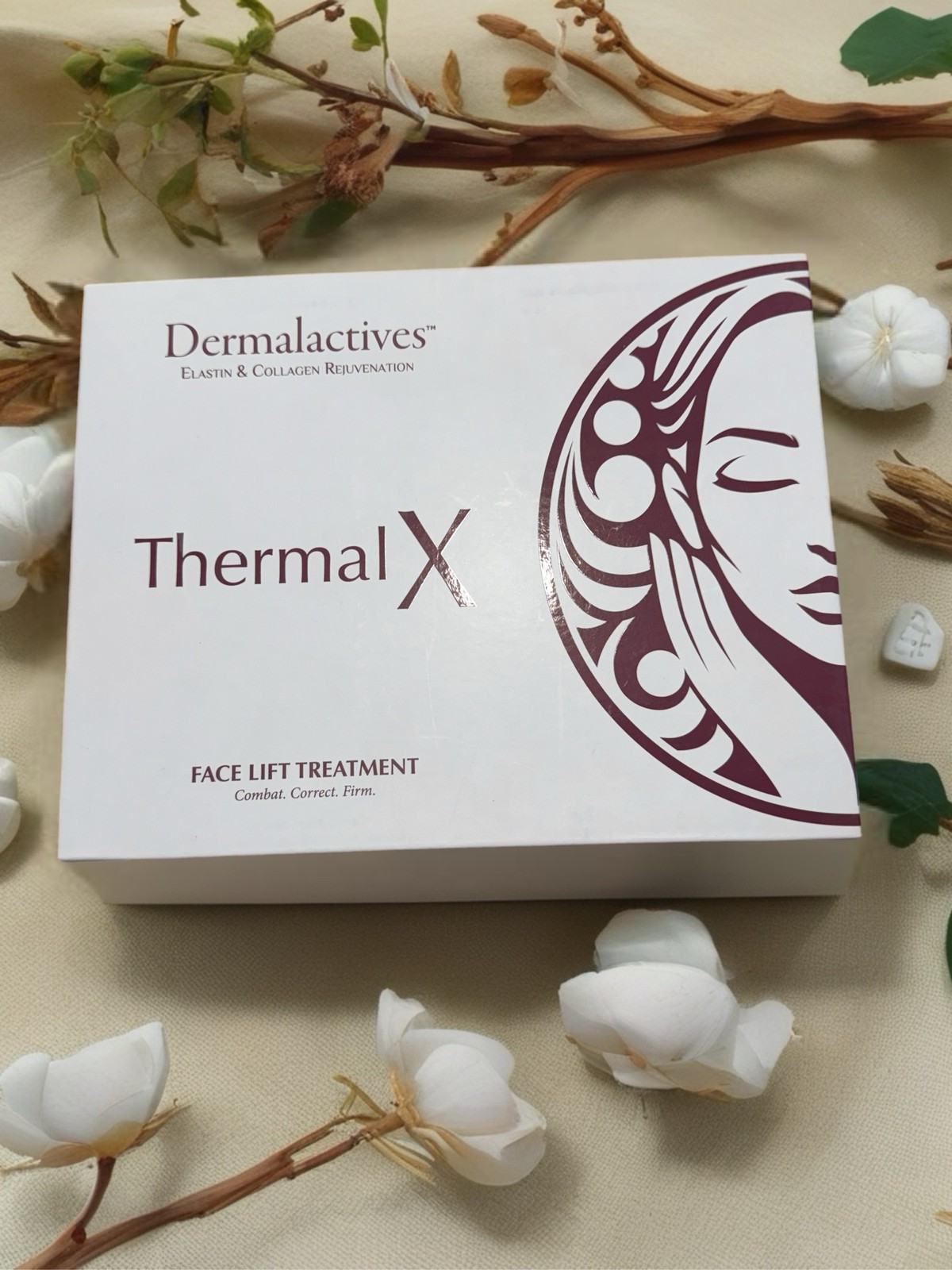 Dermalactives Thermal X Face Lift Treatment Kit Elastin & Collagen Rejuvenation
