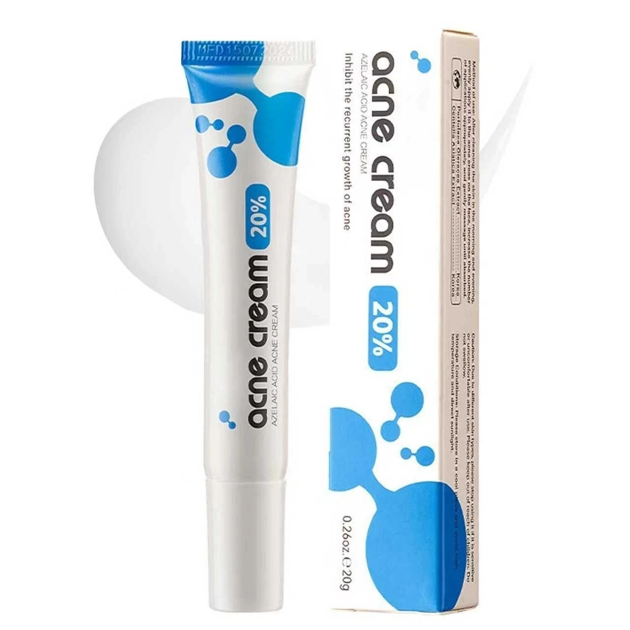 20% Azelaic Acid Cream for Face,Azelaic Acid Moisturize With Hyaluronic Acids fo