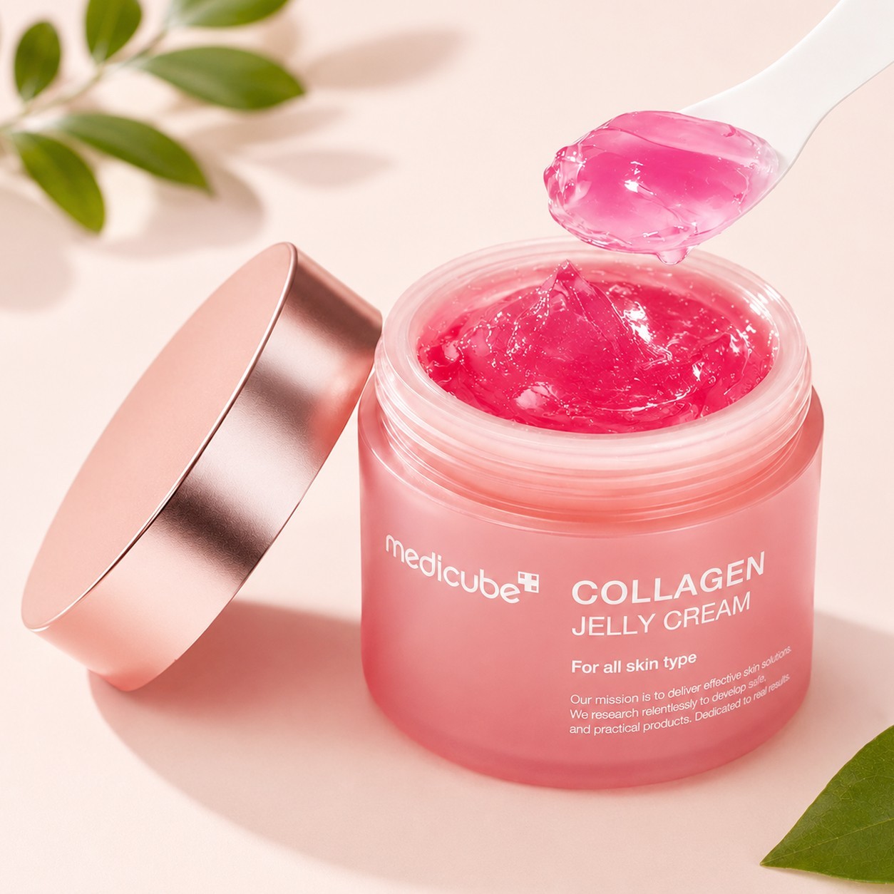 MEDICUBE Genuine Collagen Jelly Cream 50ml Glass Glow K-Beauty Free Shipping