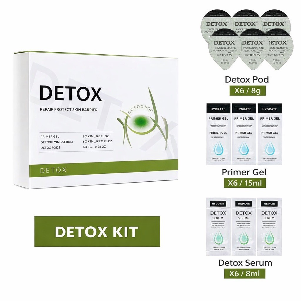 NEW DETOX Oxygen Facial Pods, Machine Facial Machine Kit