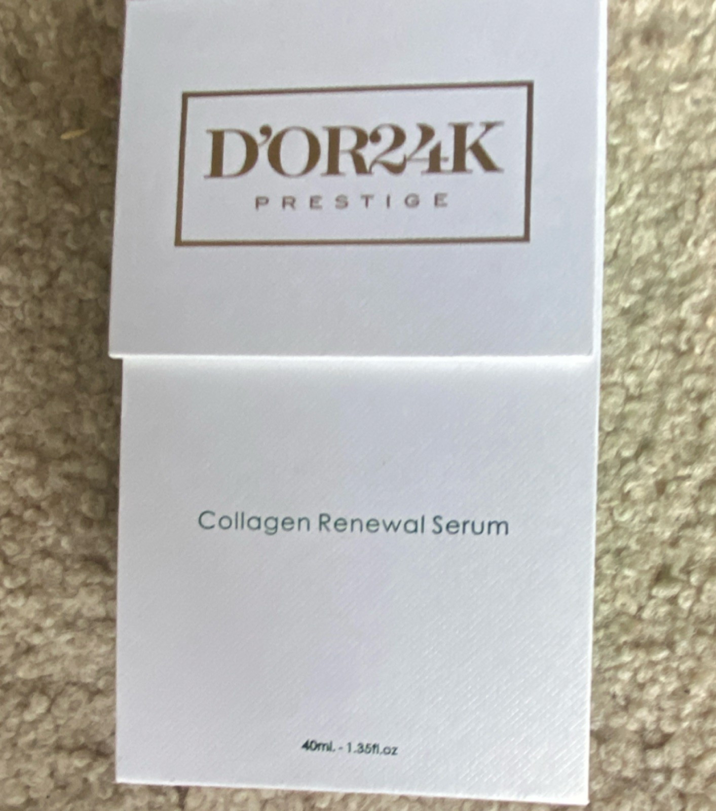 D’OR 24K Prestige Collagen 24K Gold Renewal Serum 40ml 1.35 fl oz MPN B21155