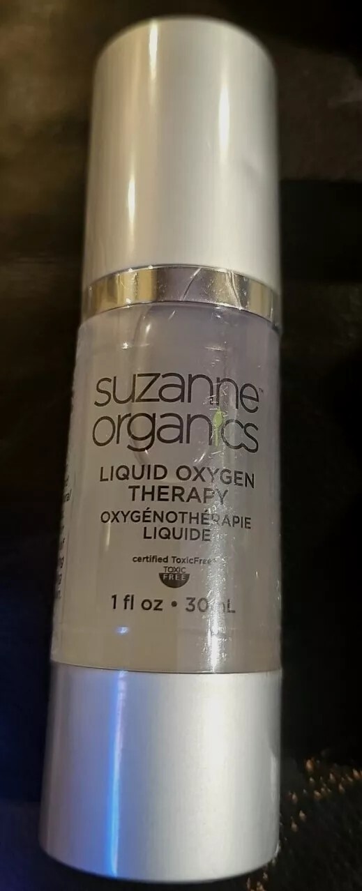 Suzanne Somers Organics Liquid Oxygen Therapy Facial Serum 1 Fl oz 30 ml – NEW