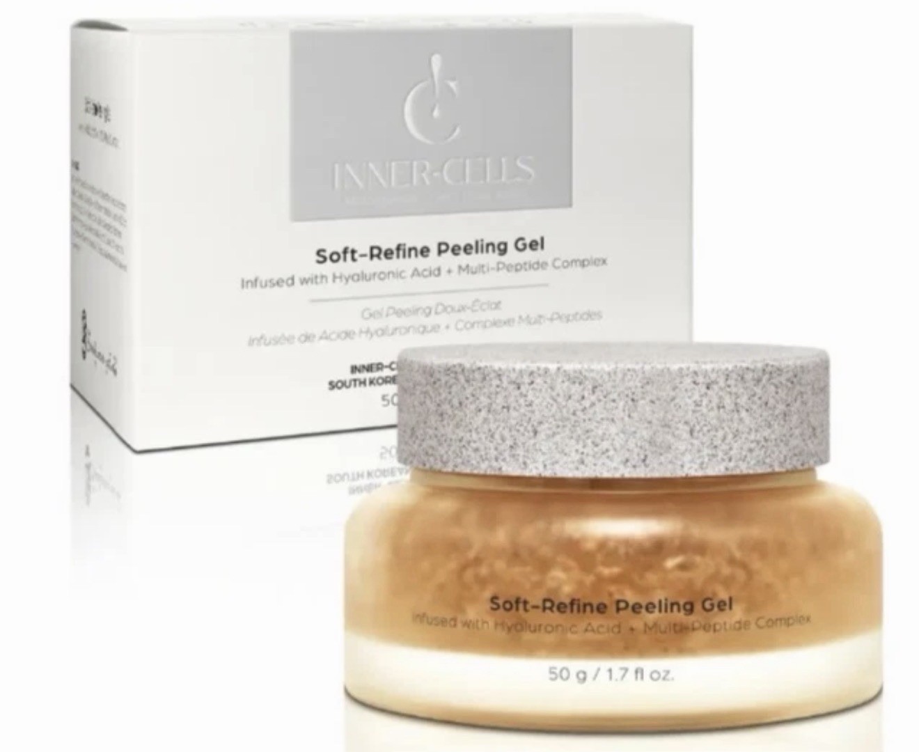 INNER-CELLS Soft -Refine Peeling Gel 1.7fl oz S. Korean Formula New Sealed #B37