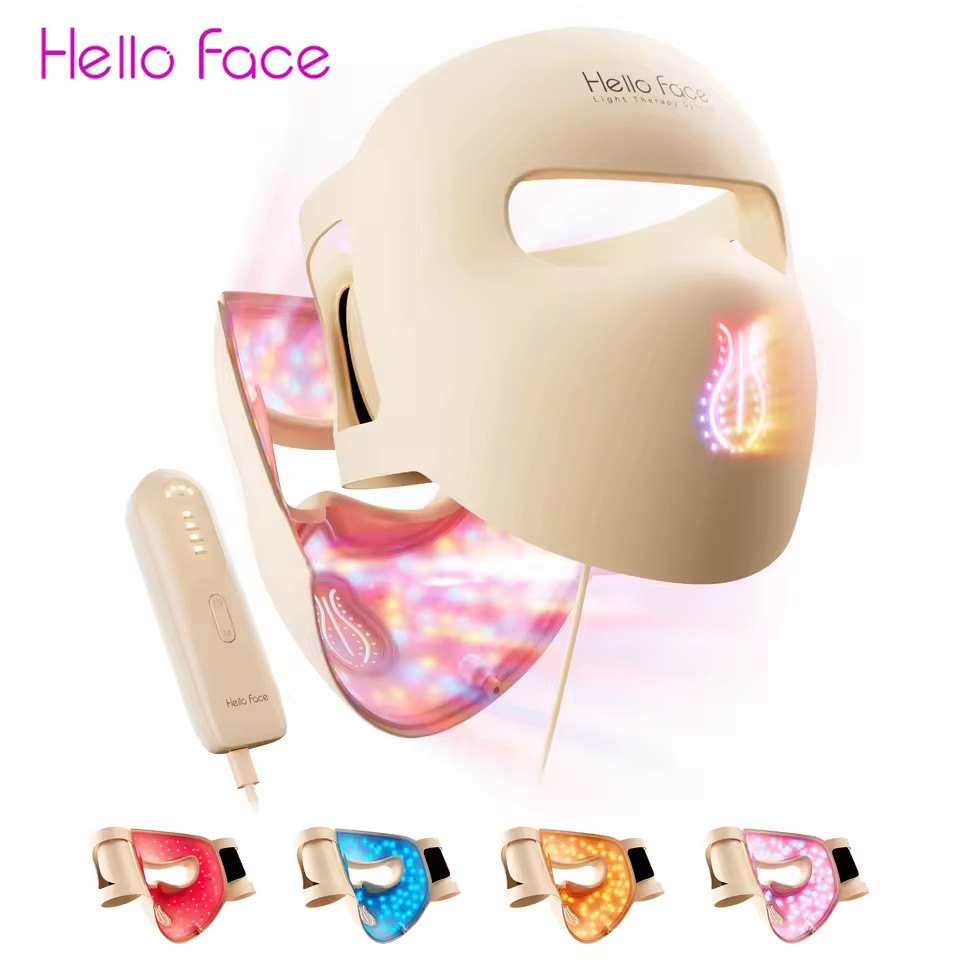 M300 4D LED Red Light Therapy Mask – 311 LEDs, 4 Modes, Anti-Aging & Acne Careov