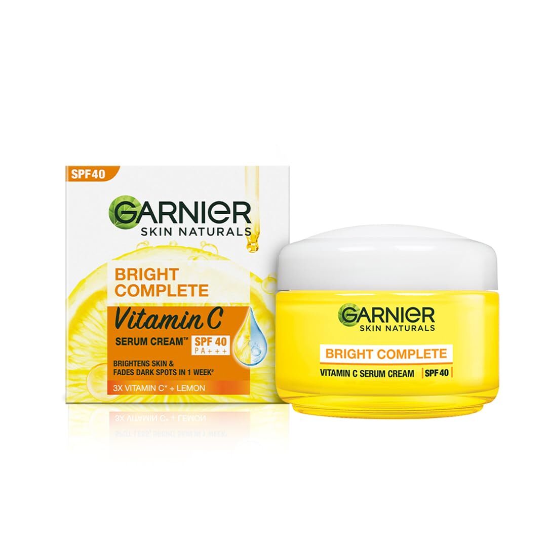 Garnier Bright Complete Vitamin C Serum Cream For All Skin Types 45g
