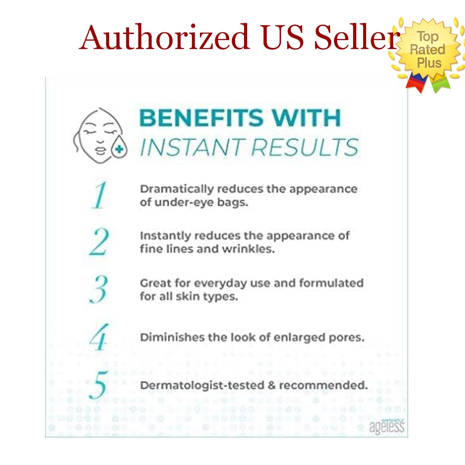 Instantly Ageless, Al instante sin edad Antiarrugas Instant 25 vials Exp 07/2027