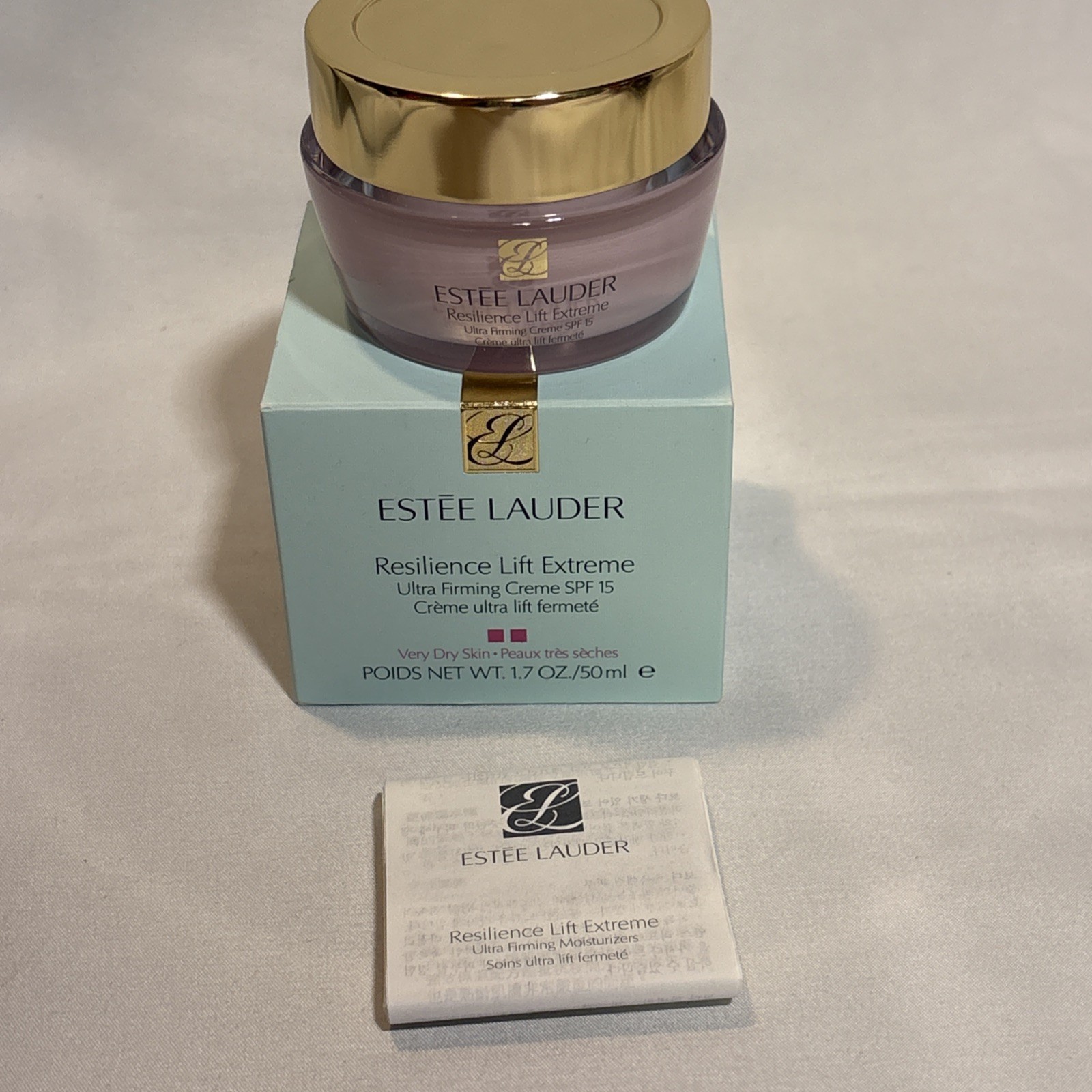 Estee Lauder Resilience Lift Extreme ultra firming creme SPF 15 Very Dry 1.7 oz