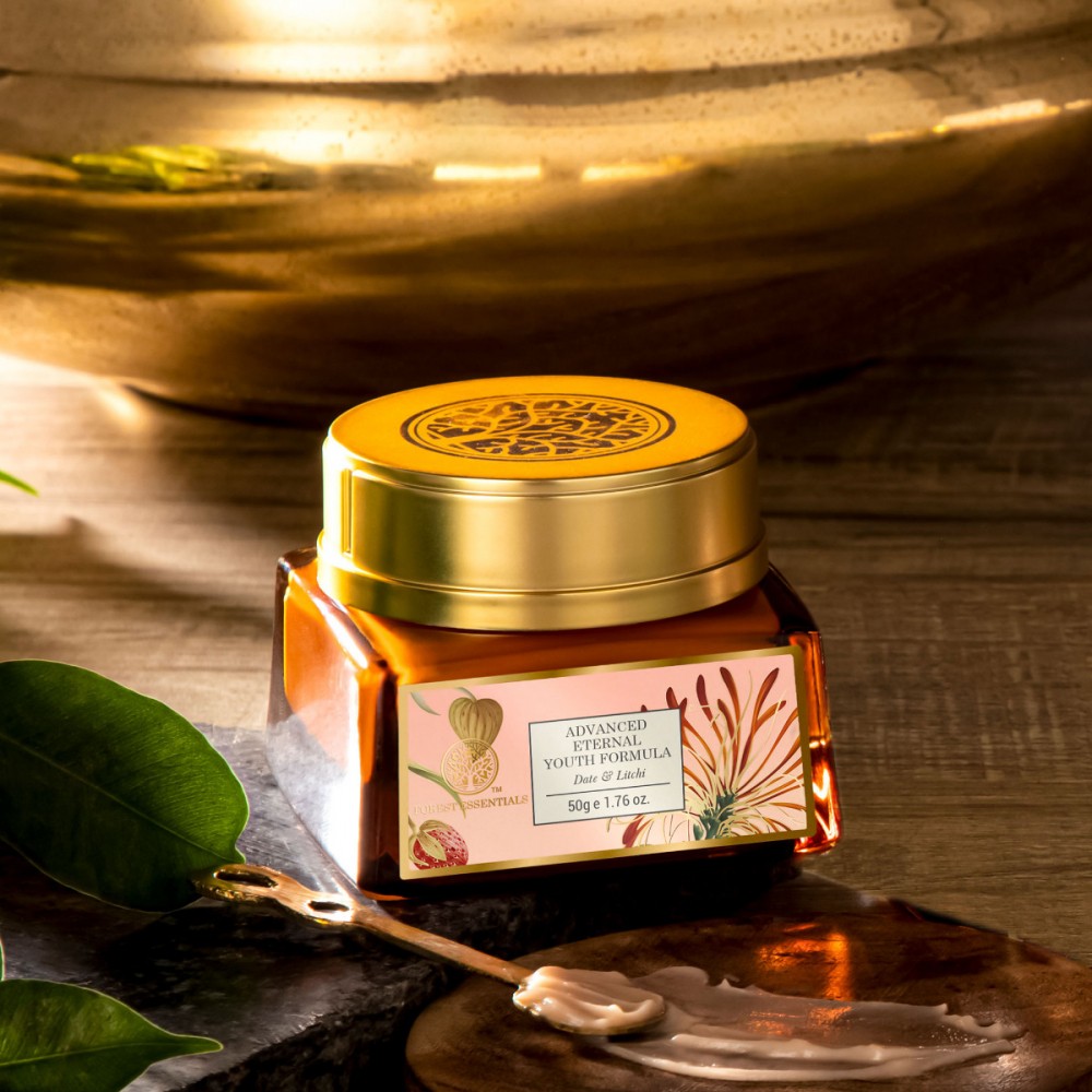 Forest Essentials Advanced Youth Formula| Date Litchi Anti Age Face Cream | 100g