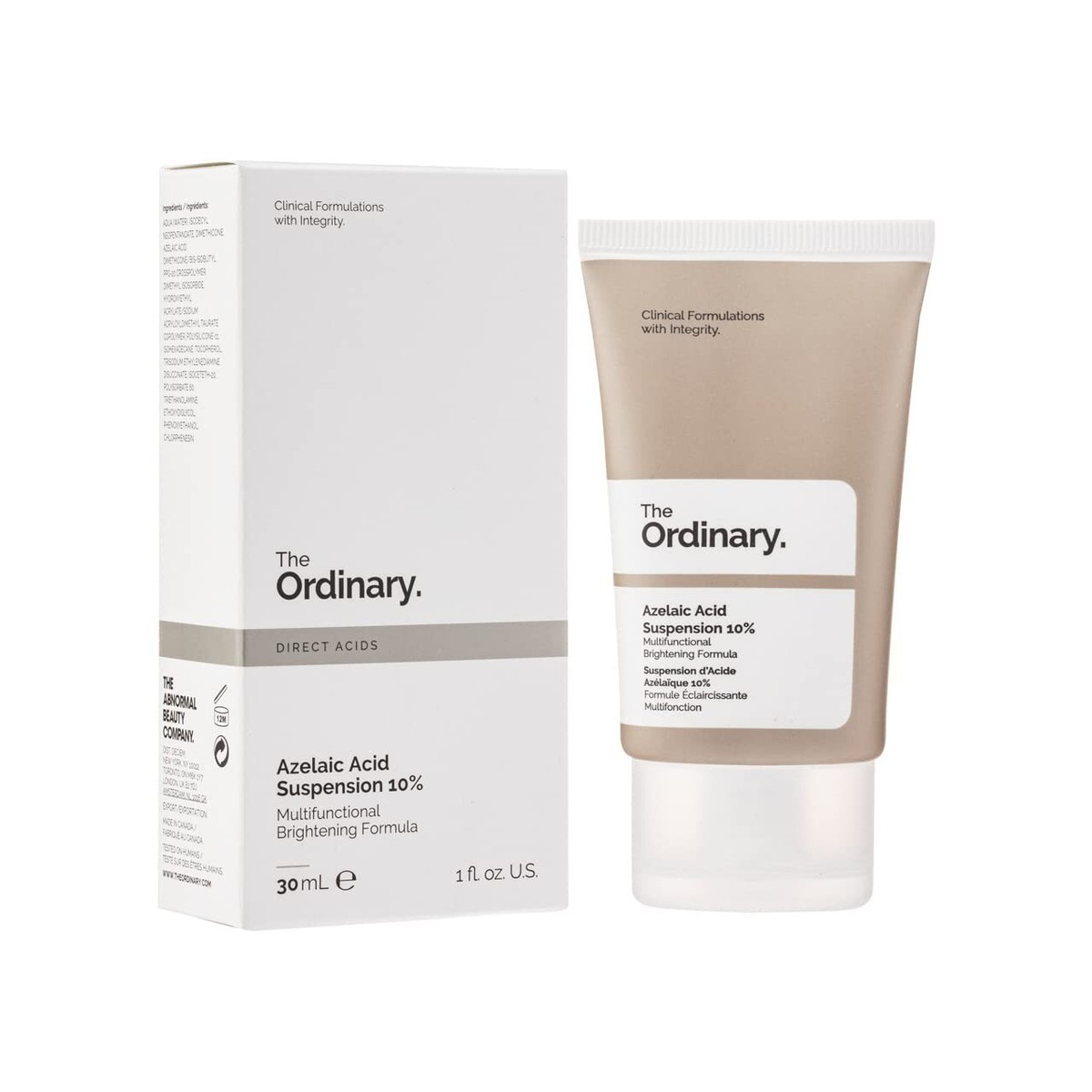 The Ordinary Azelaic Acid Suspension 10% Cream – 1oz New In Box!