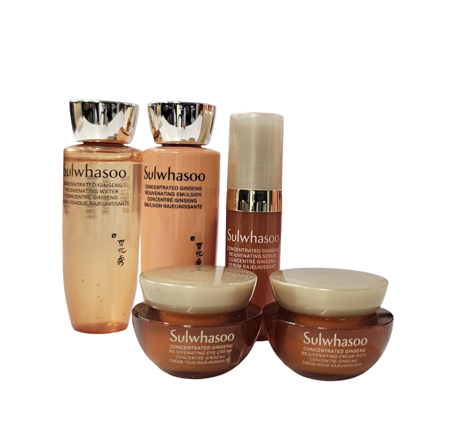Sulwhasoo Concentrated Ginseng Rejuvenating Anti-Aging Kit (5 Items) .K-Beauty