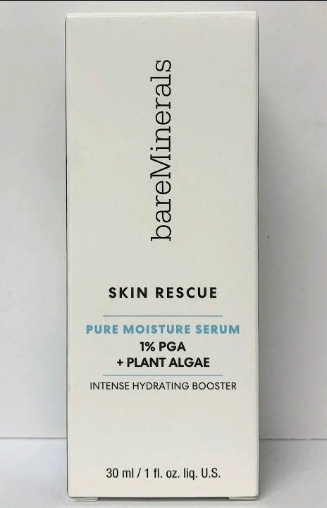 bareMinerals Skin Rescue Pure Moisture Serum with 1% PGA and Plant Algae 1oz
