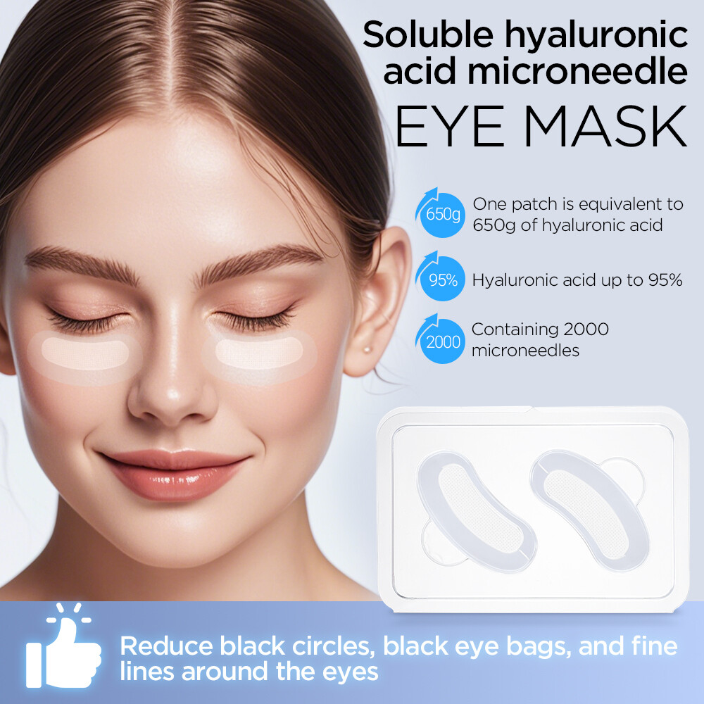 Hyaluronic Acid Micro-needle Eye Patch Anti-aging Wrinkle Fine Line Removal Mask