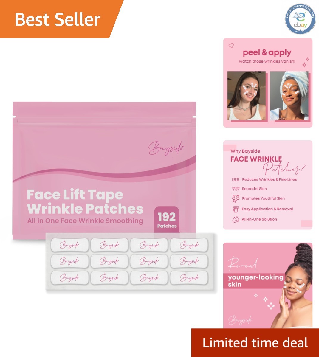 Invisible Face Lifting Strips – Easy-to-Use Wrinkle Reducer for All Skin Types