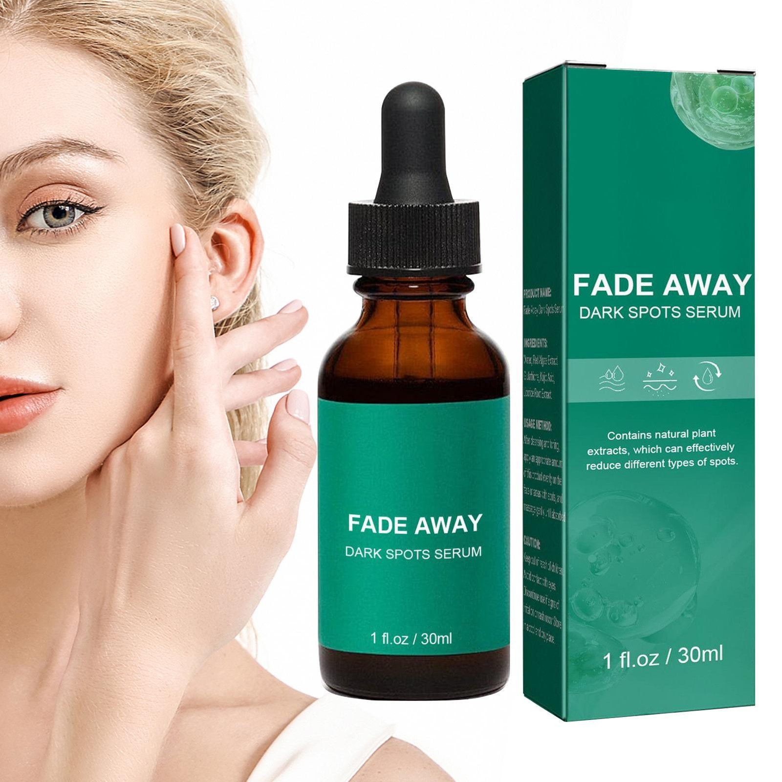 Maelove Fade Away Brightening Serum Dark Spots Alpha Arbutin 1 Fl Oz NEW
