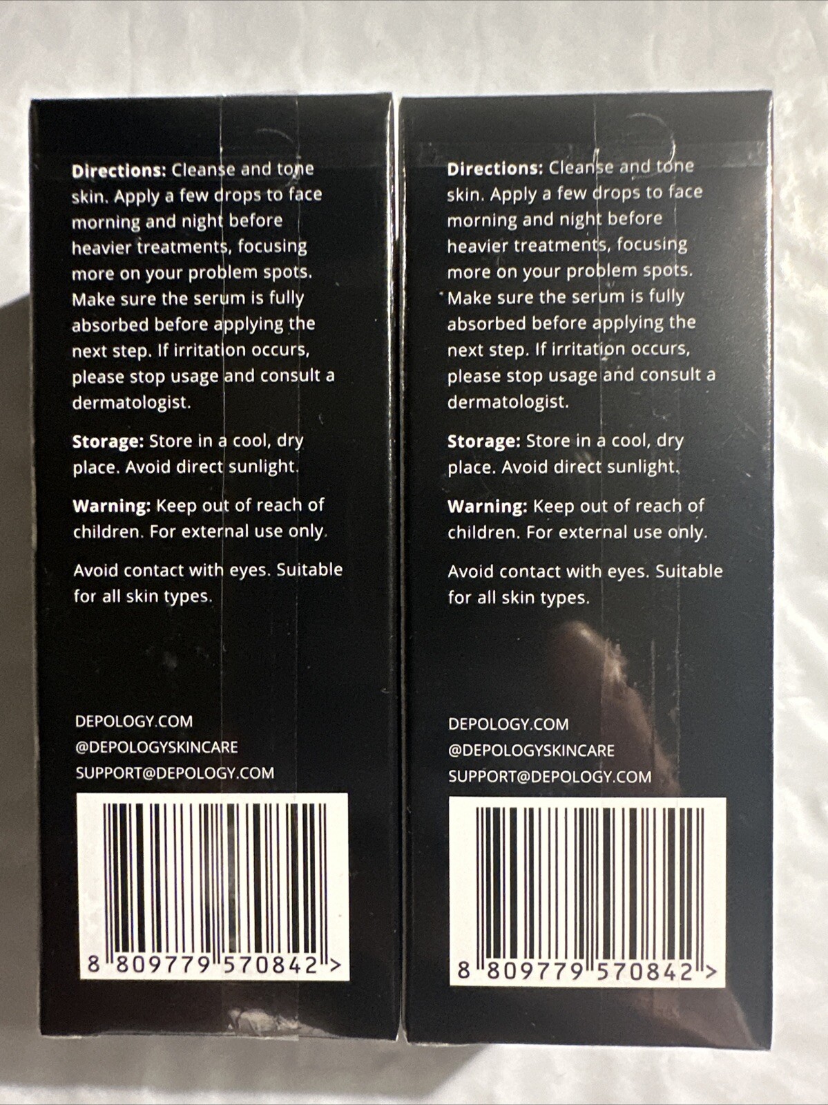 Depology Argireline Complex Wrinkle Defense Serum 1.01oz30ml Exp:11/2025 2pk New