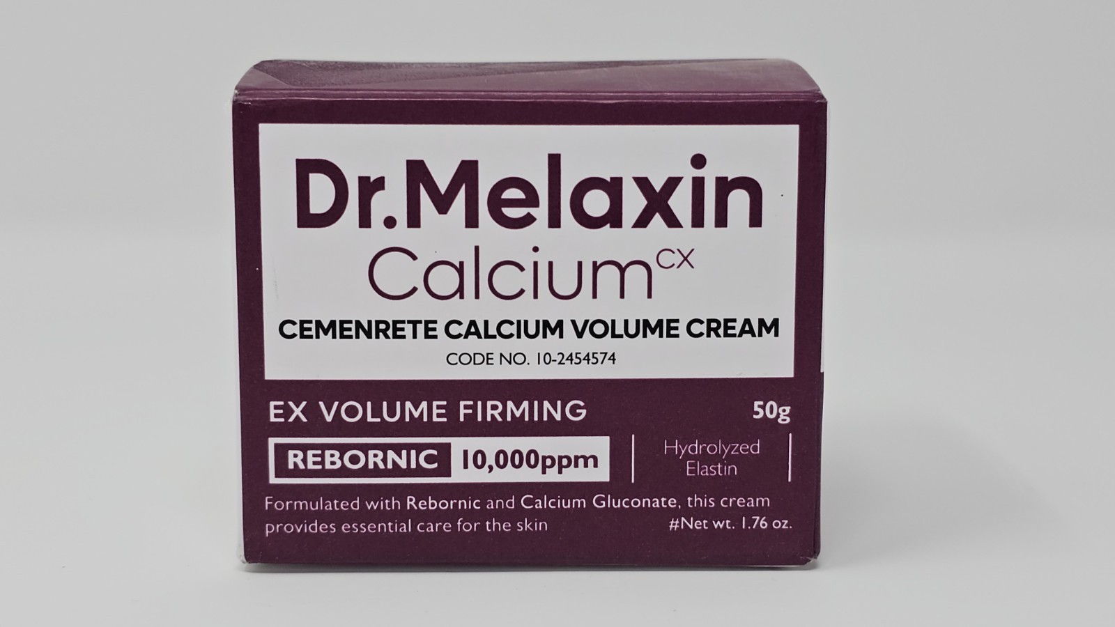 Dr.Melaxin Calcium Rebornic Firming Face Cream with Collagen & Elastin 1.76oz