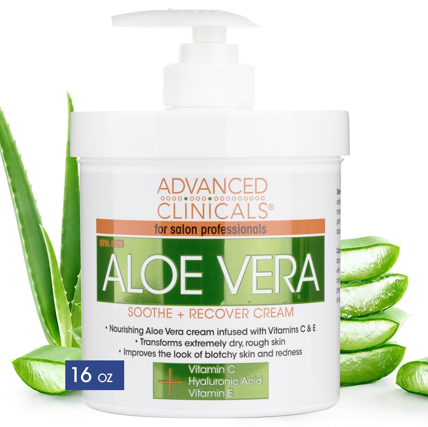 La mejor crema de aloe vera para el rostro elimina arrugas y manchas, 1 Libra