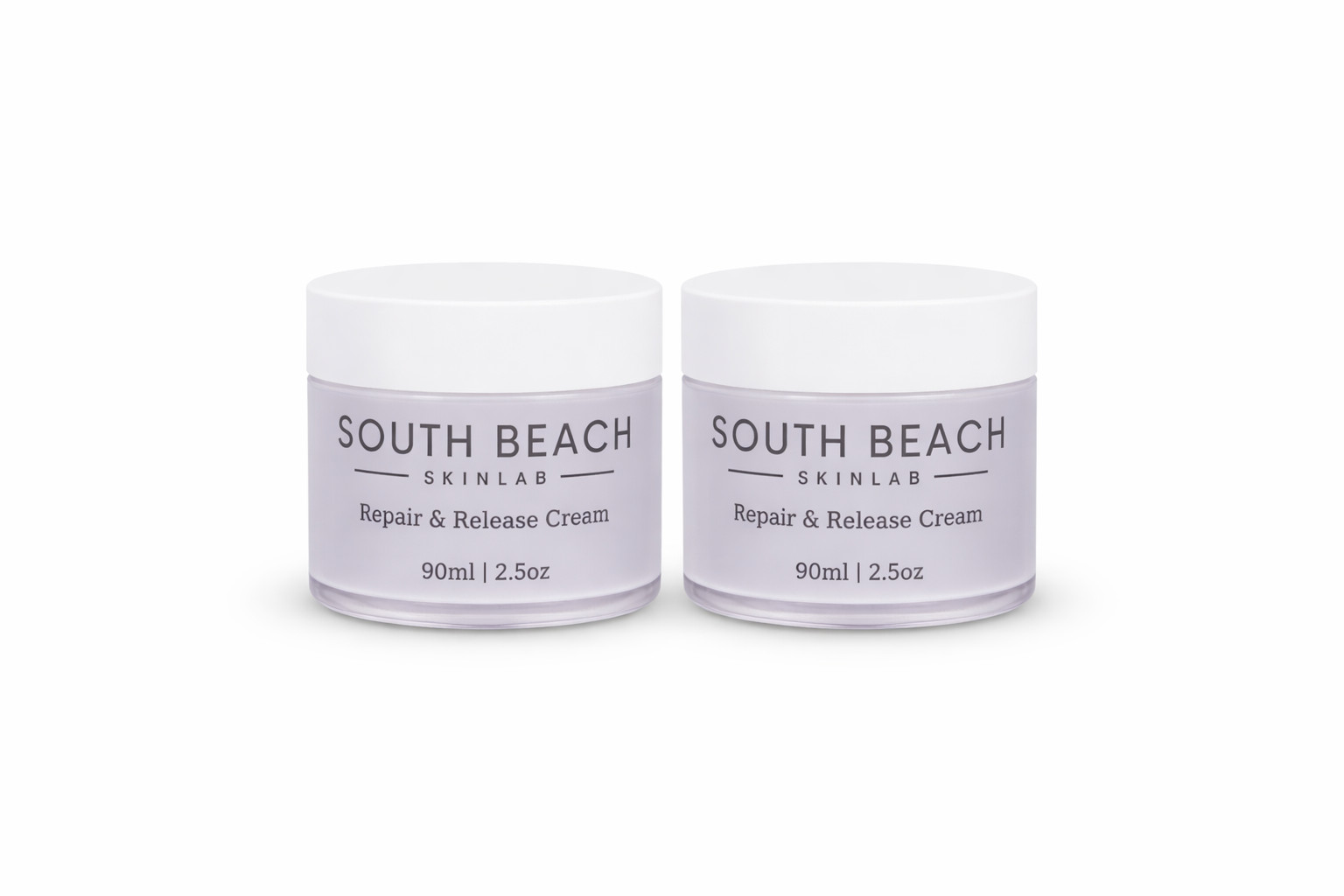 South Beach Skin Lab Repair Release Cream Anti Aging Wrinkles Remover (2 Pack)