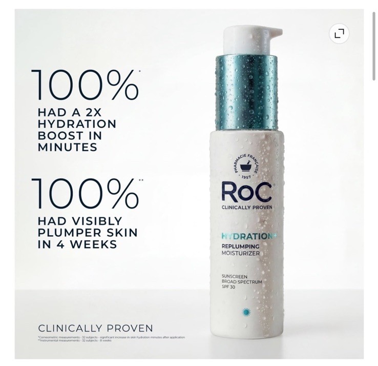 RoC Hydration + Moisturizer SPF 30 ~2 PACK!!~ 1.7 fl oz each.