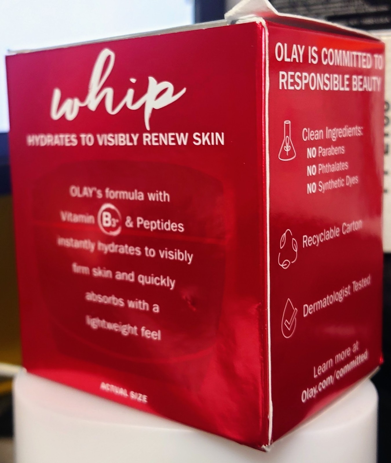 OLAY Regenerist Whip Hydrating Facial Moisturizer, Fragrance-Free, 1.7 Oz NEW