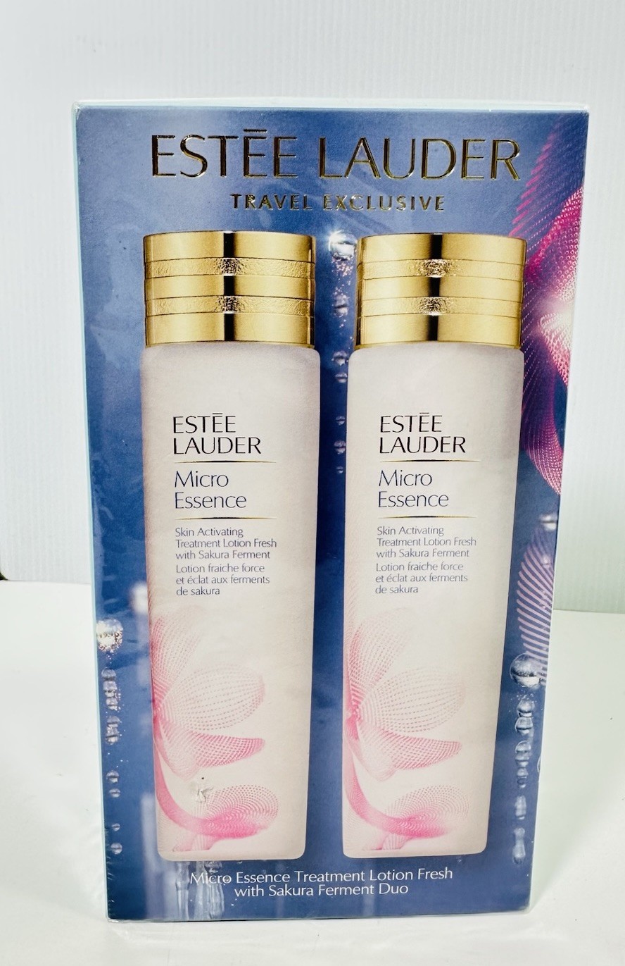 ESTEE LAUDER Micro Essence Skin Activating Treatment Lotion SAKURA 6.7oz 2X SET