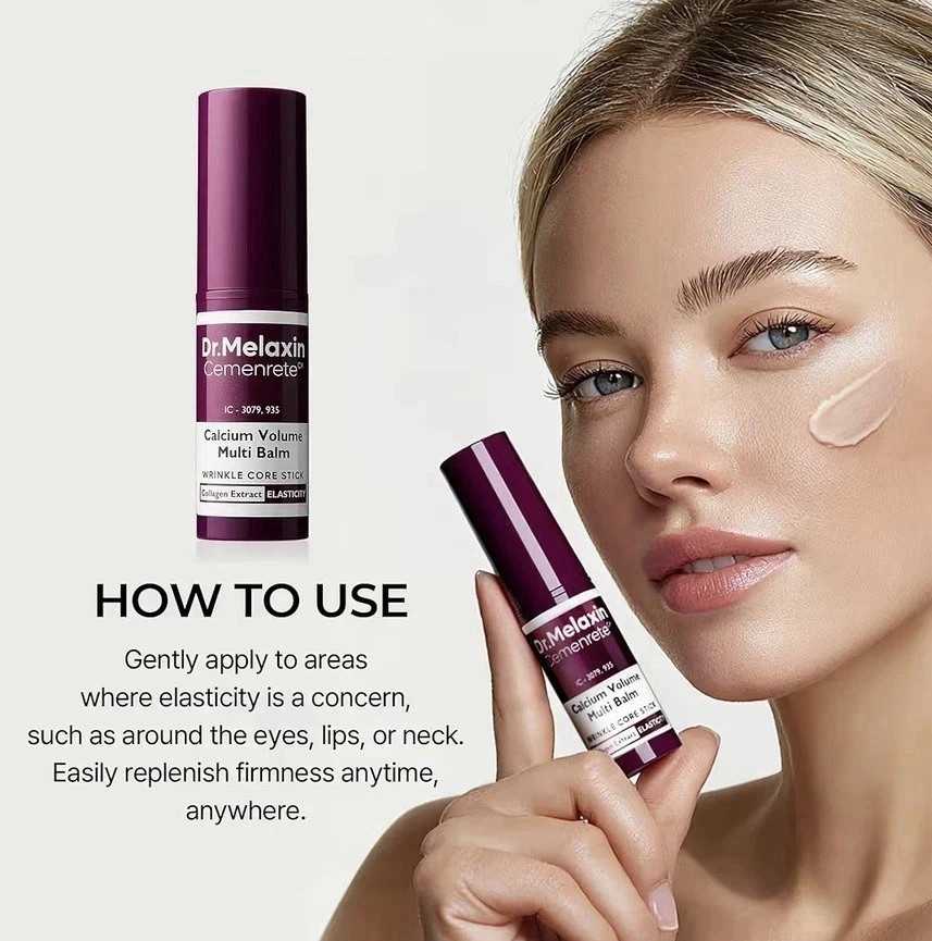 3 Pcs Dr.Melaxin Cemenrete Calcium Volume Multi Balm Wrinkle Core Stick K-beauty