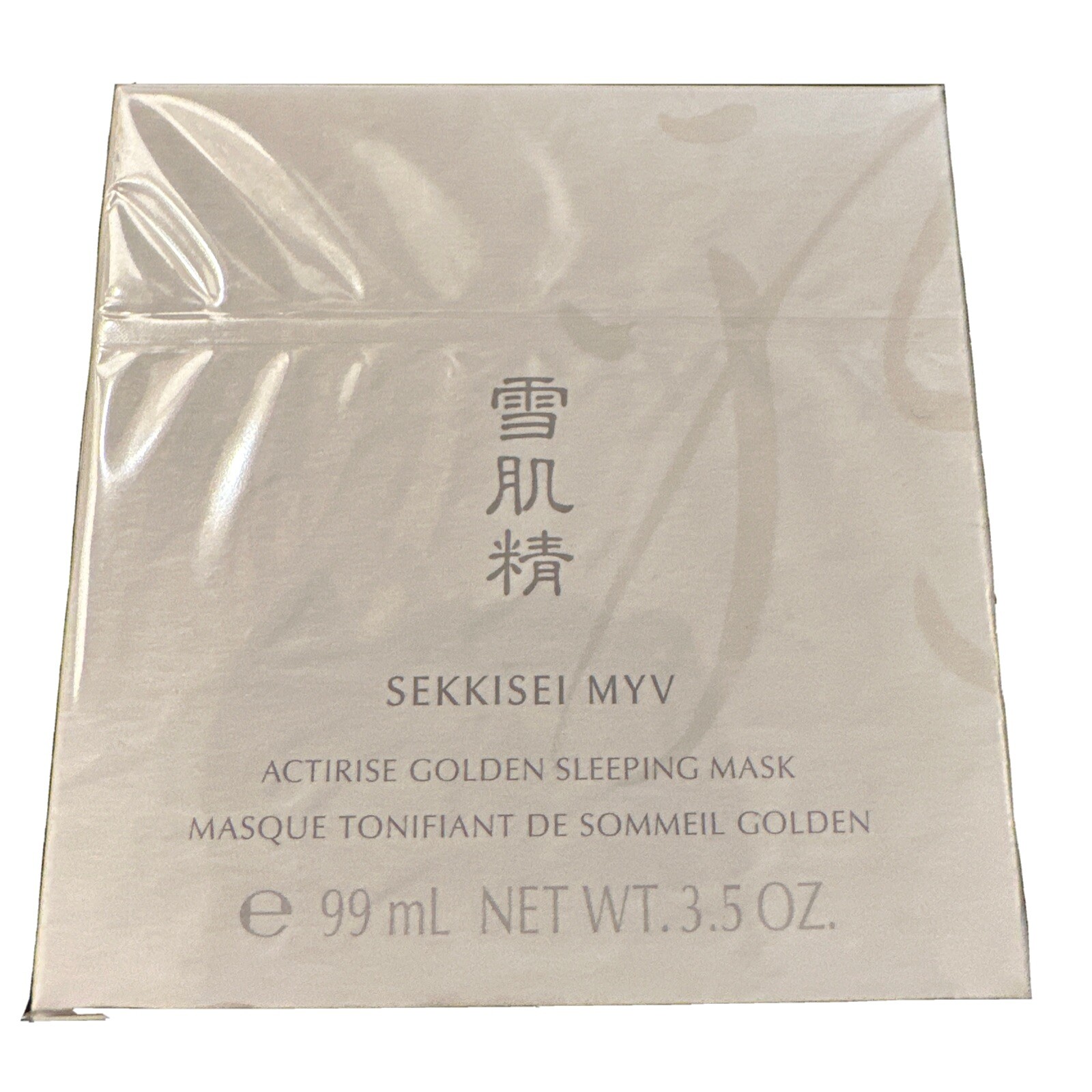 SEKKISEI MIYABI «ACTIRISE GOLDEN SLEEPING MASK» 100g for Translucent Skin
