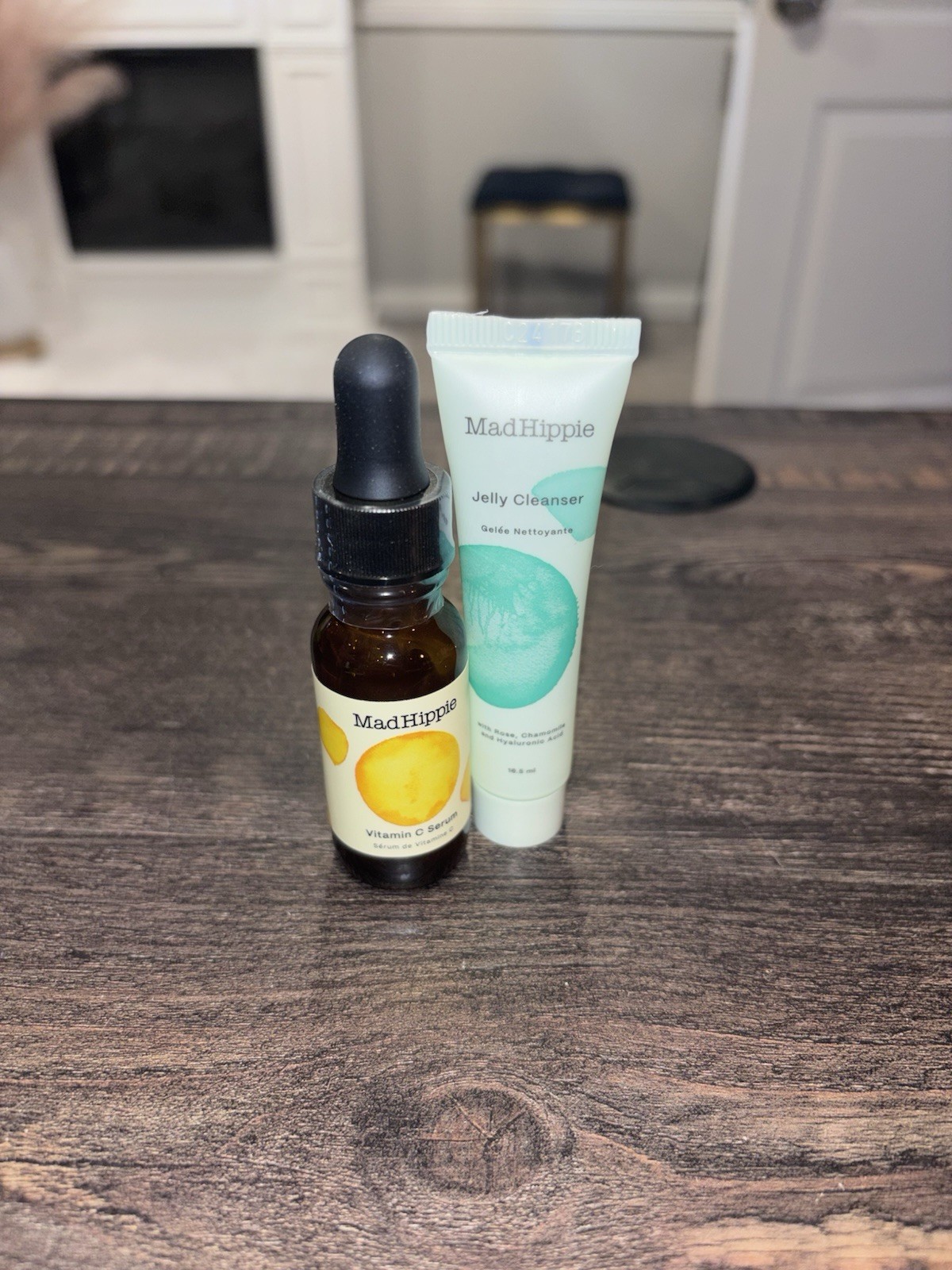 Mad Hippie Vitamin C Serum .5 Oz Travel Size EXP 3/27 & Jelly Cleanser 16.5 ml