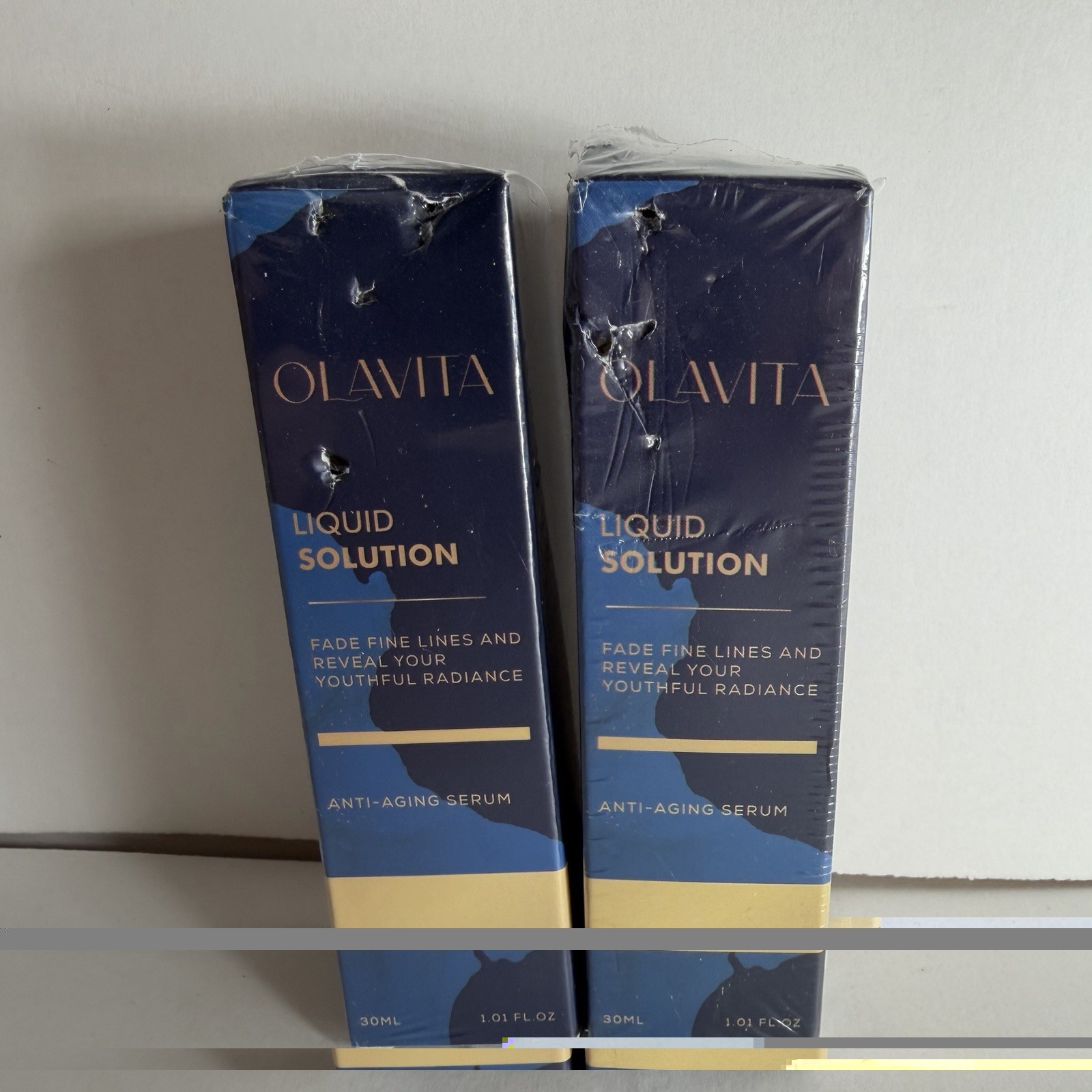 OLAVITA Liquid Solution Age Erase Formula Anti aging 1.01 OZ Lot Of 2